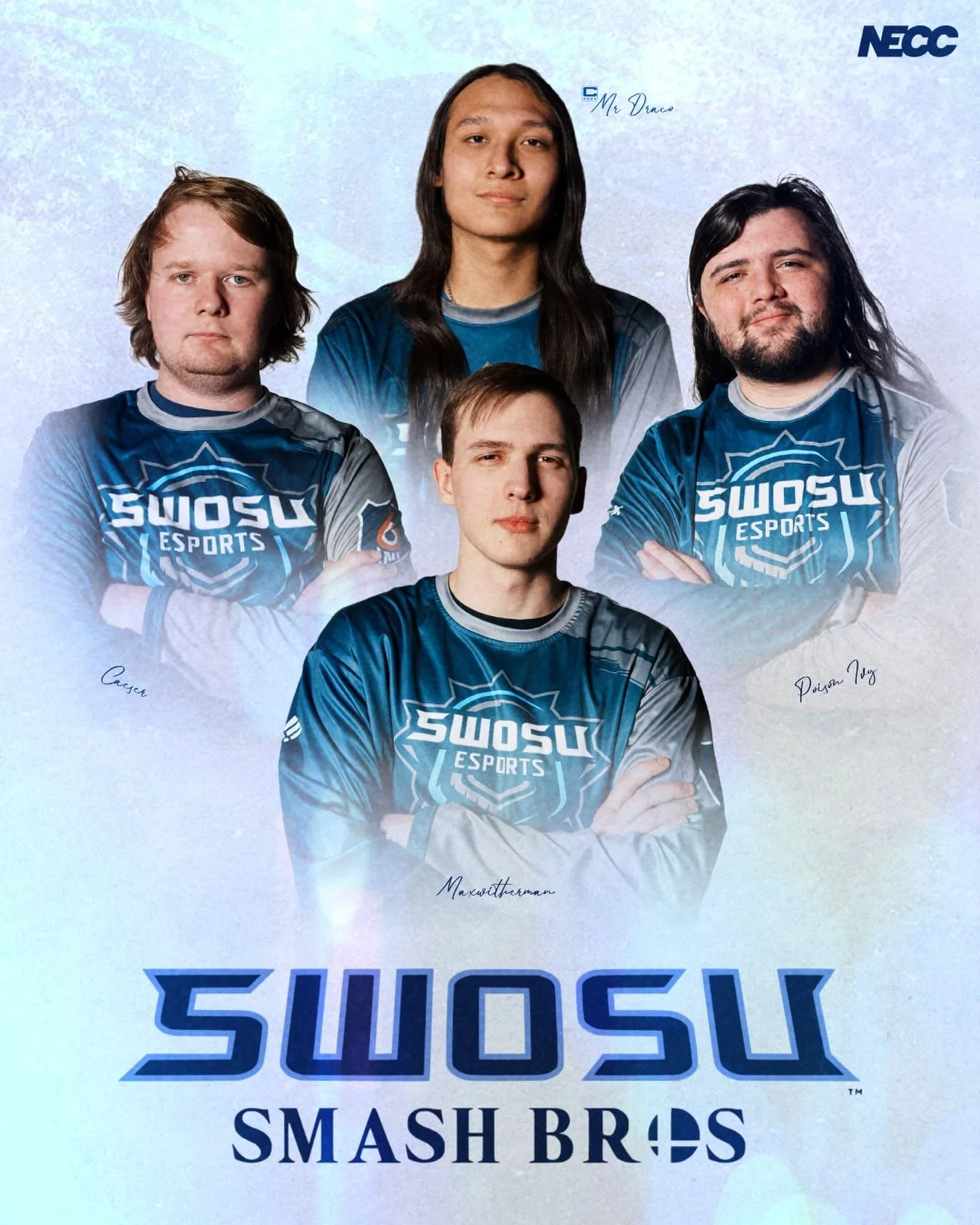 🔥 𝗦𝗨𝗣𝗘𝗥 𝗦𝗠𝗔𝗦𝗛 𝗕𝗥𝗢𝗦. 𝗥𝗢𝗦𝗧𝗘𝗥 𝗔𝗡𝗡𝗢𝗨𝗡𝗖𝗘𝗠𝗘𝗡𝗧 🔥

It&rsquo;s opening day for our Super Smash Bros. roster, led by experience, skill, and chaos on the sticks.

◇ 𝗠𝗿 𝗗𝗿𝗮𝗰𝗼
◇ 𝗣𝗼𝗶𝘀𝗼𝗻 𝗜𝘃𝘆
◇ 𝗖𝗮𝗲𝘀𝗲𝗿
◇ 𝗠𝗮𝘅?