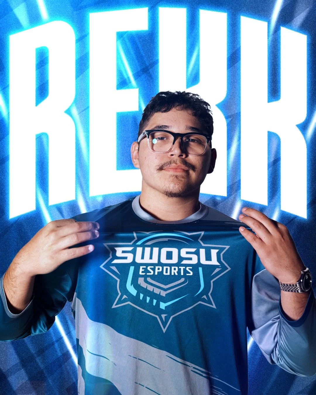 ⚡ SWOSU ESPORTS SPOTLIGHT ⚡

Say hello to Ethan &ldquo;Rekk&rdquo; Haikey!

🎓 Year: Senior
💻 Major: Cybersecurity
🏠 Hometown: Pryor
🎮 Roles: Casting &amp; Arena Maintenance
🕹️ Competes: Overwatch 2, Valorant
🍌 Favorite Snack: Bananas
🥤 Favorit
