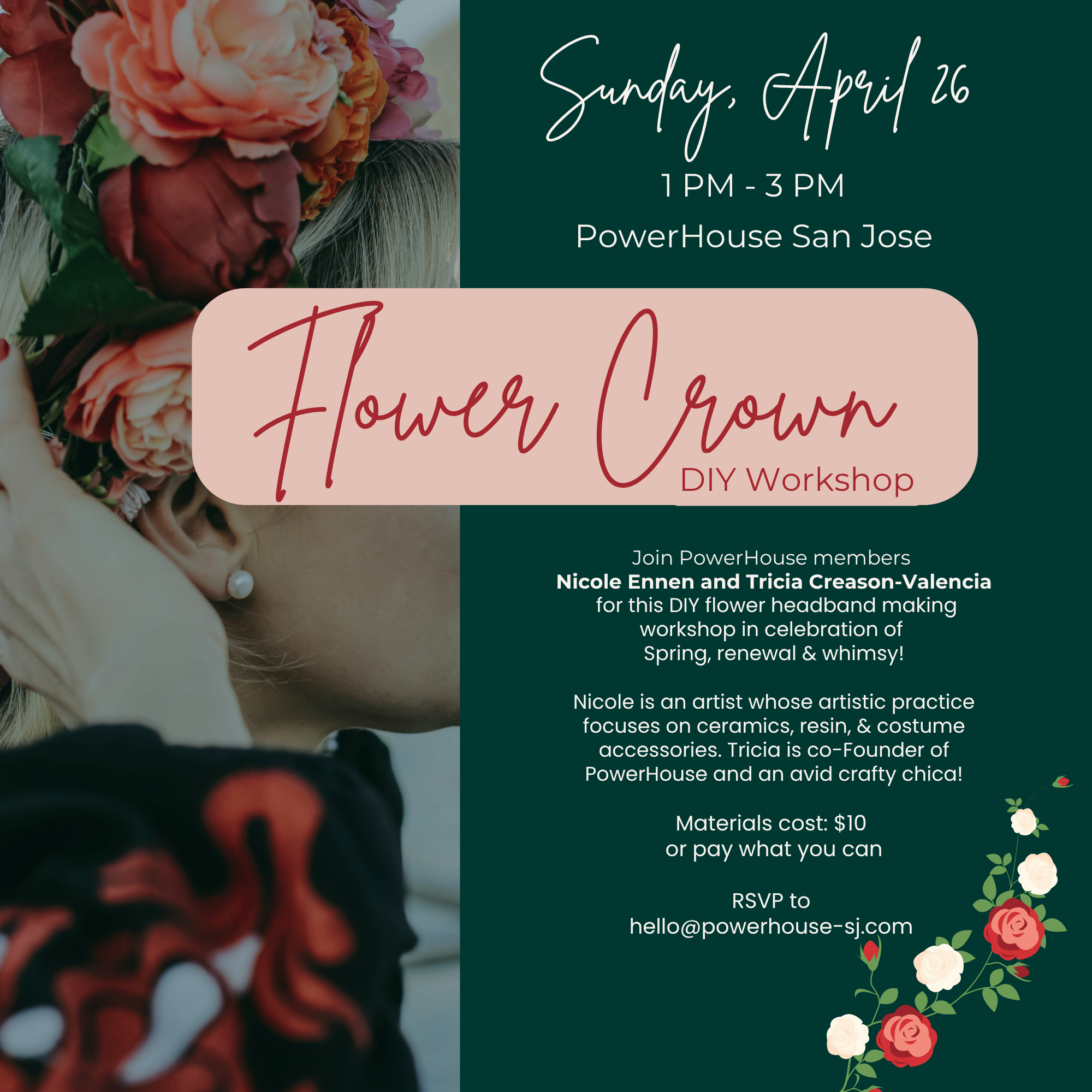 Flower Crown Headband DIY Workshop