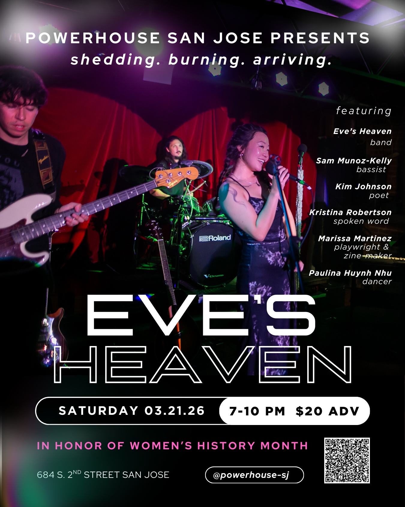 Women’s History Month at PowerHouse:                                         OUR GRAND FINALE WEEK OF EMPOWERING EVENTS!