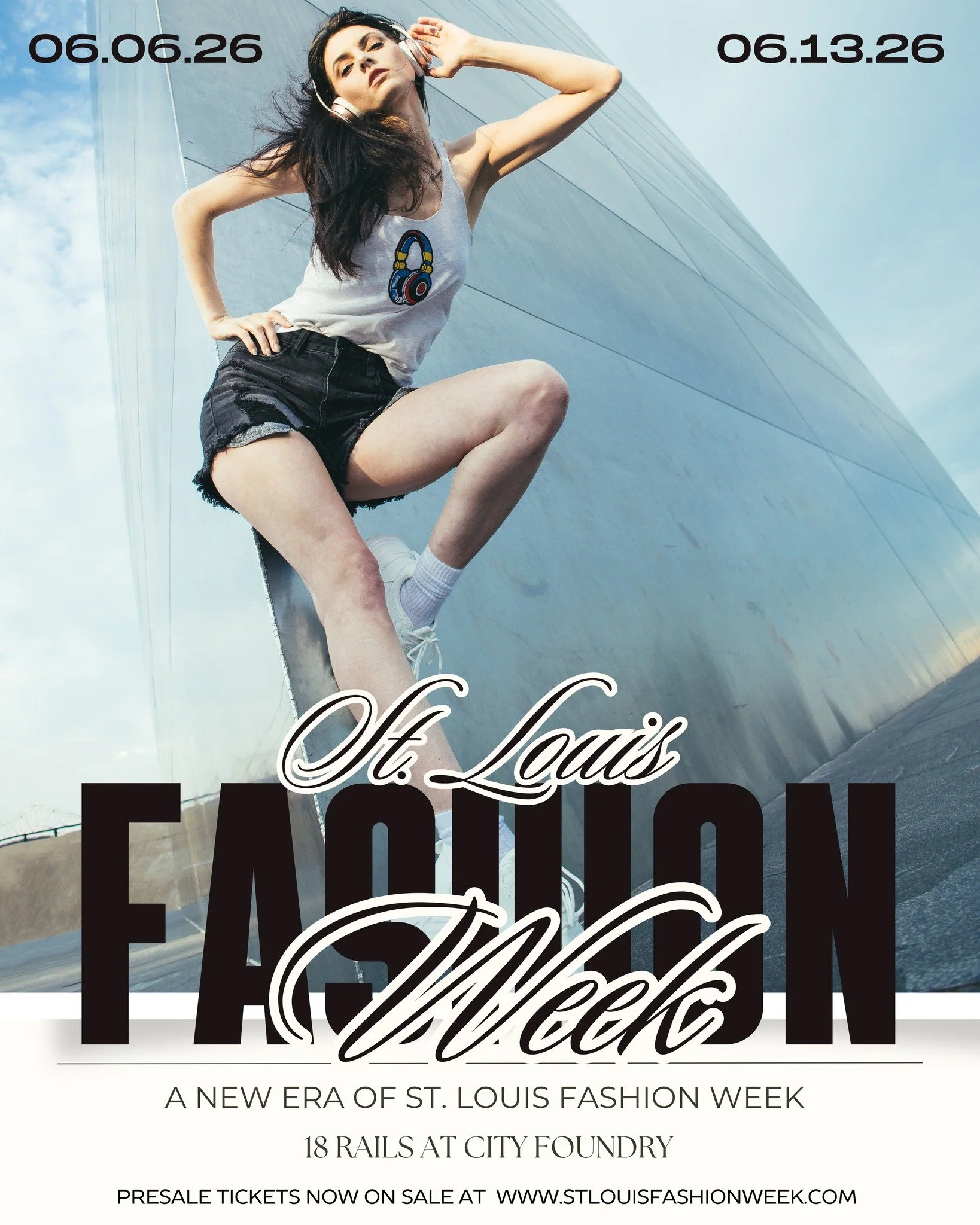 Last chance for STLFW presale pricing.

The St. Louis Fashion Week presale ends tomorrow night, 3/16, at 11:59 PM. Use code STLFW314 to receive 10% off all tickets before they disappear.

After the presale closes, tickets will go off sale until March