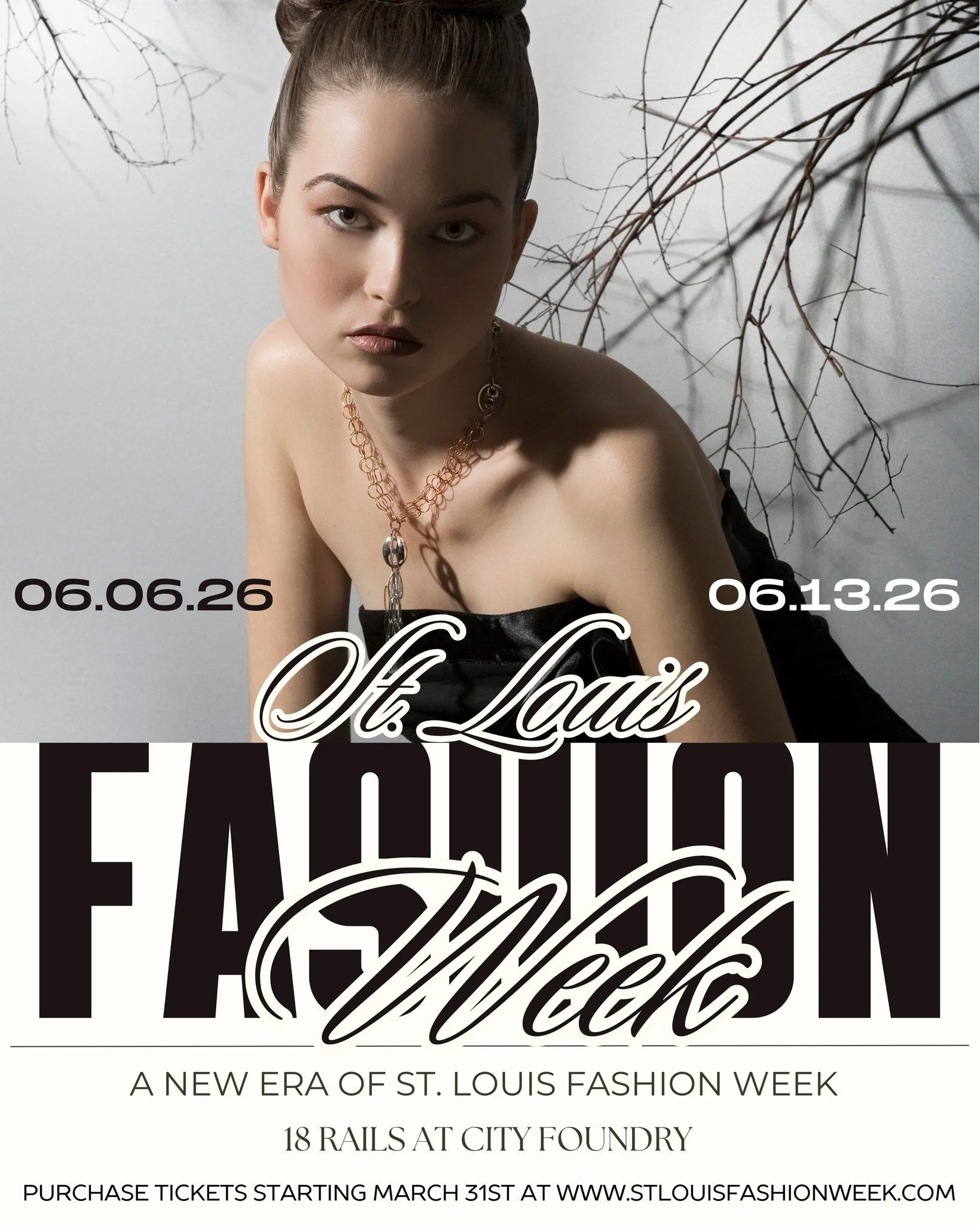 Tomorrow at 8:00 AM, tickets officially go on sale for the return of Saint Louis Fashion Week!

Join us for STLFW this season:
- STLFW: An Overture in Style opening party at the St. Louis Symphony Orchestra
- Four nights of curated runway shows showc