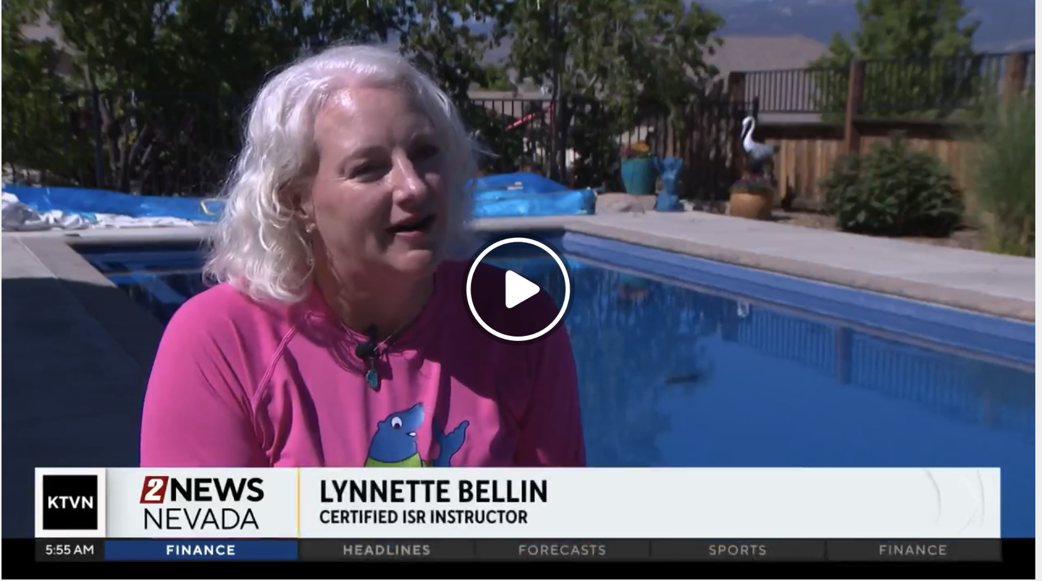 Lynnette Bellin was featured on KTVN 2 News Nevada talking about Infant Swimming Resource Self-Rescue lessons in Reno and Incline Village.