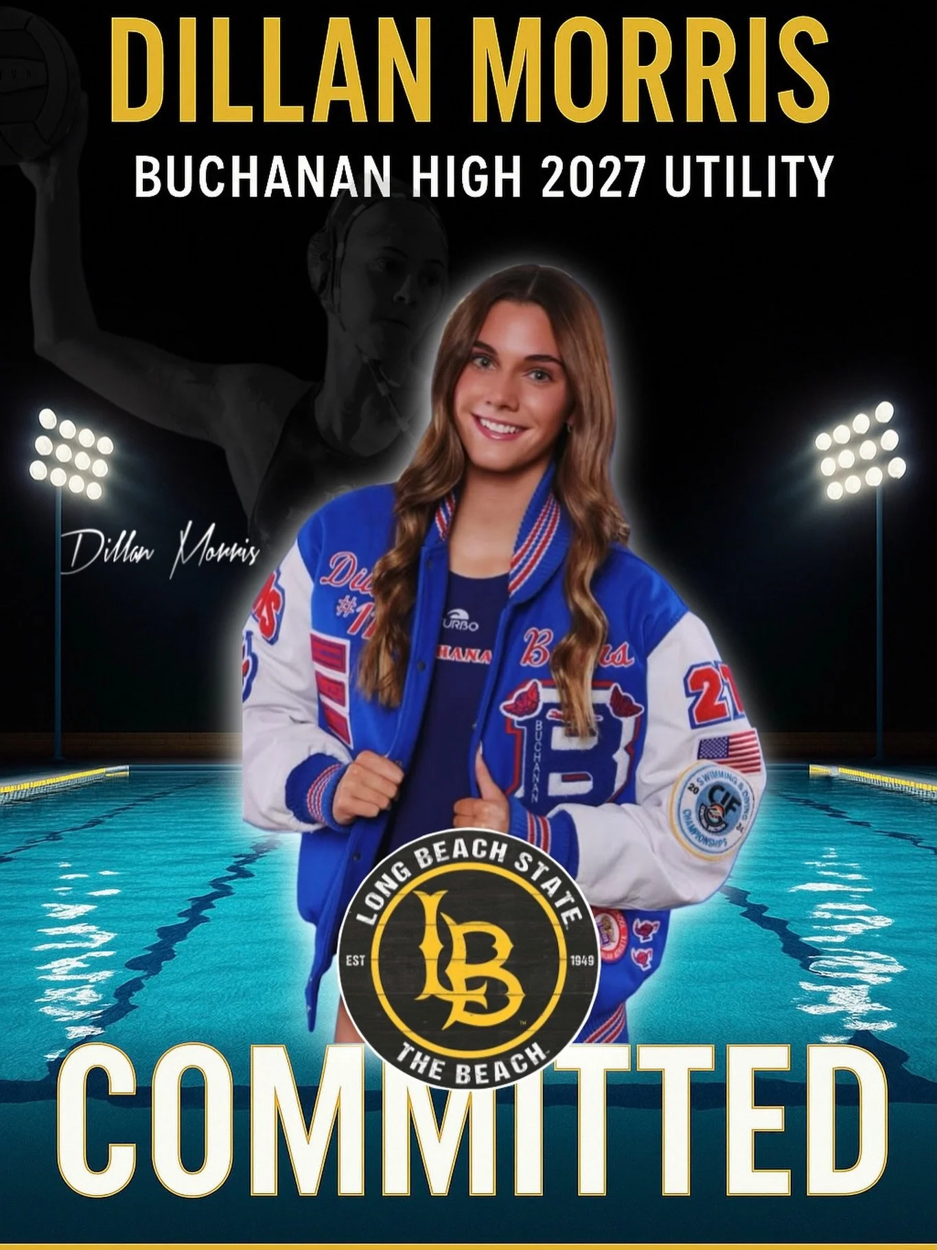 We are honored to congratulate @_dillanmorris_ on her commitment to Long Beach State! 

You are built to thrive, Dills. Continue to keep your eyes on Him and know that your path is guided.

We love you! 💛

#goBeach