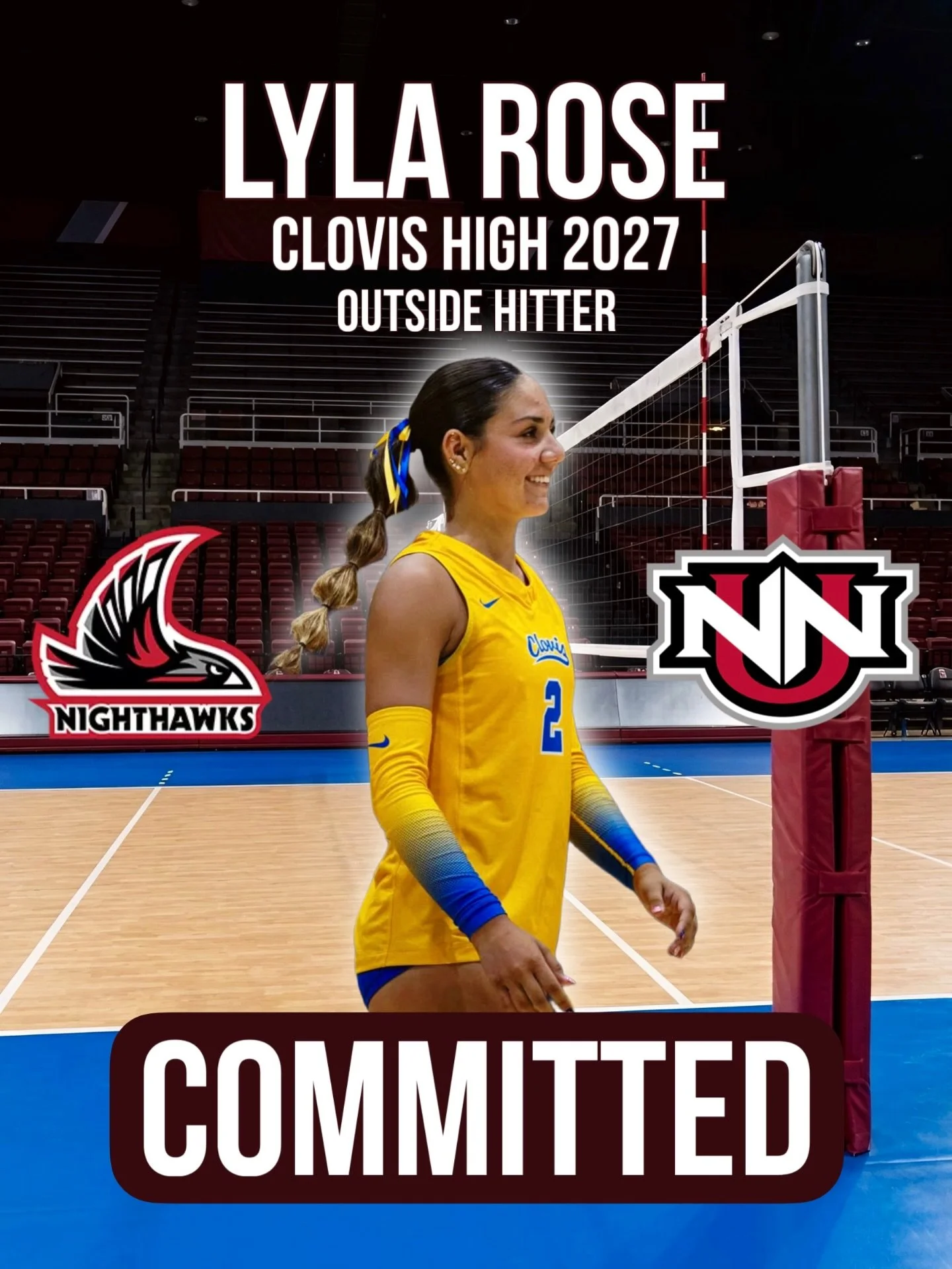 We are so ecstatic to congratulate mentee Lyla on her commitment to continue her volleyball and academic career at Northwest Nazarene University!

Lyla is a standout on the court and leads by example with passion and energy. She is known for her kind
