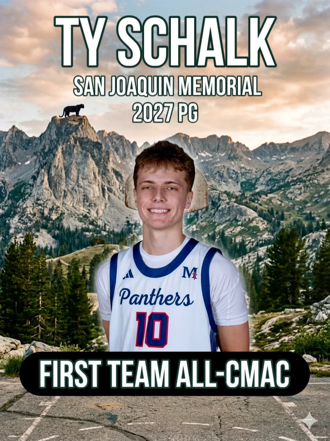 Congratulations to mentee @ty_schalk10 for receiving 1st team all-league honors! Ty was a catalyst and leader for the state champion Panthers and established himself as one of the top shooters in the state.

🗻

#byfaith