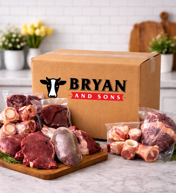 1/8 Beef Pasture raised Angus -- 60 pounds