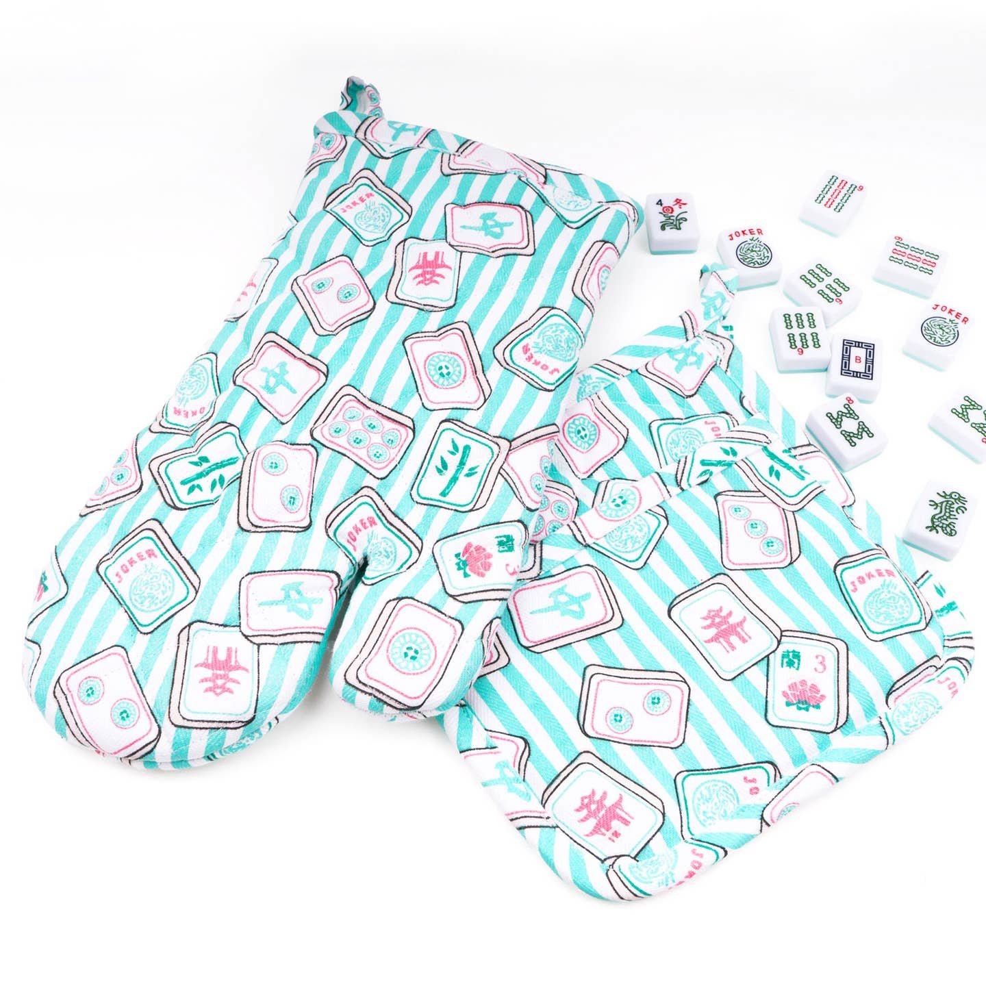 Mahjong Stripe Oven Set