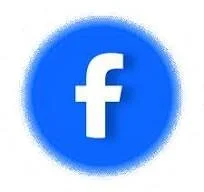 Facebook logo with white 'f' on blue circle