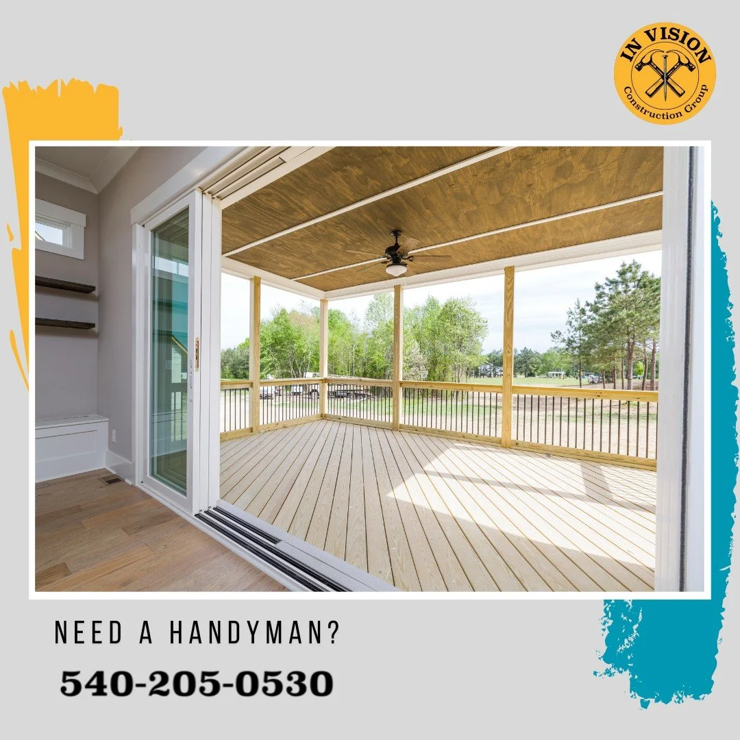 Does Your Deck Need Attention?

Wooden decks take a beating from the weather! 

Check for loose boards, cracks, or peeling stain. A fresh sealant protects it from moisture and extends its life. 

Need help? We do deck repairs and refinishing!

Contac