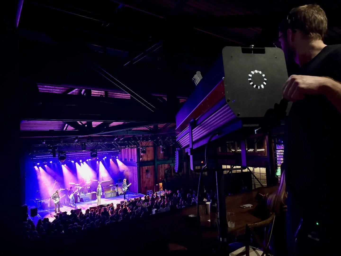 Follow spots rarely get a shout out. We have great follow spot operators and great follow spots by Lycian! ZOTi LED

@cherryjake59 

#bozeman #bigsky #montana #jereco