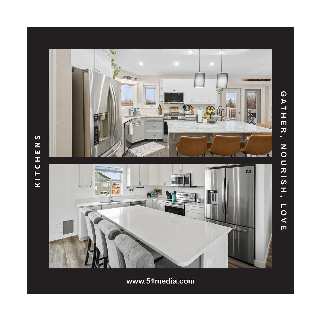More cabinets, more happiness #kitchens #realestatephotography #propertyphotos #professionalrealestatephotography #luxurykitchen #51media #51drones