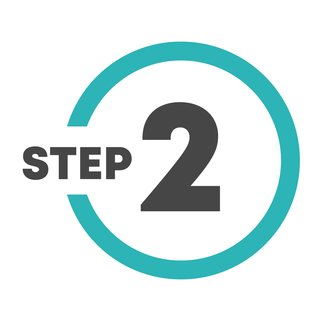 "Step 2" text