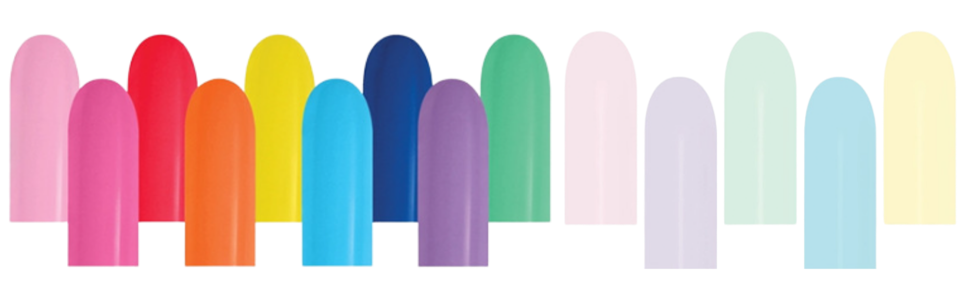 Balloon color options for back to school balloon wand