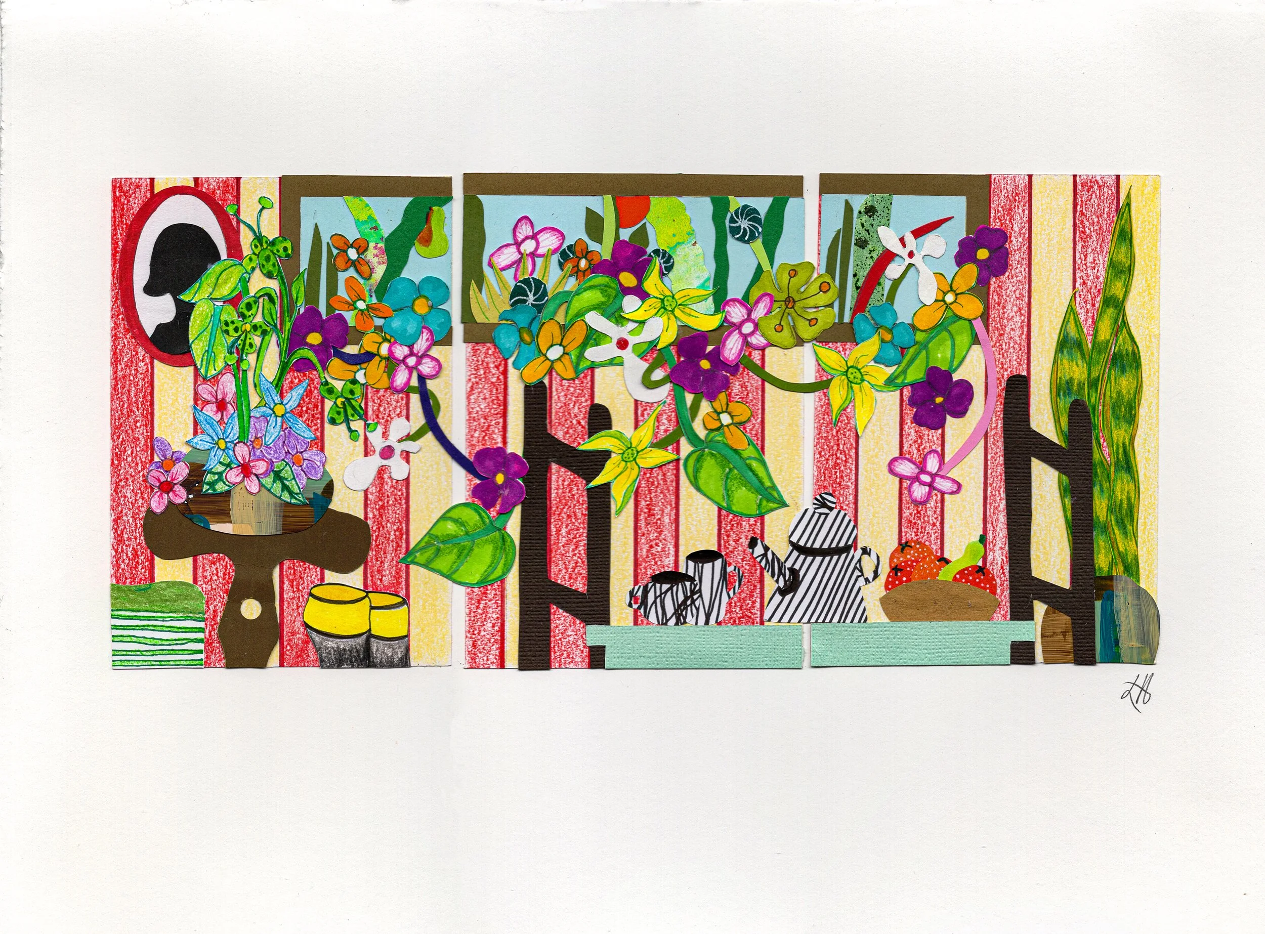 Coming Inside: Moving into Making Still Life Collages