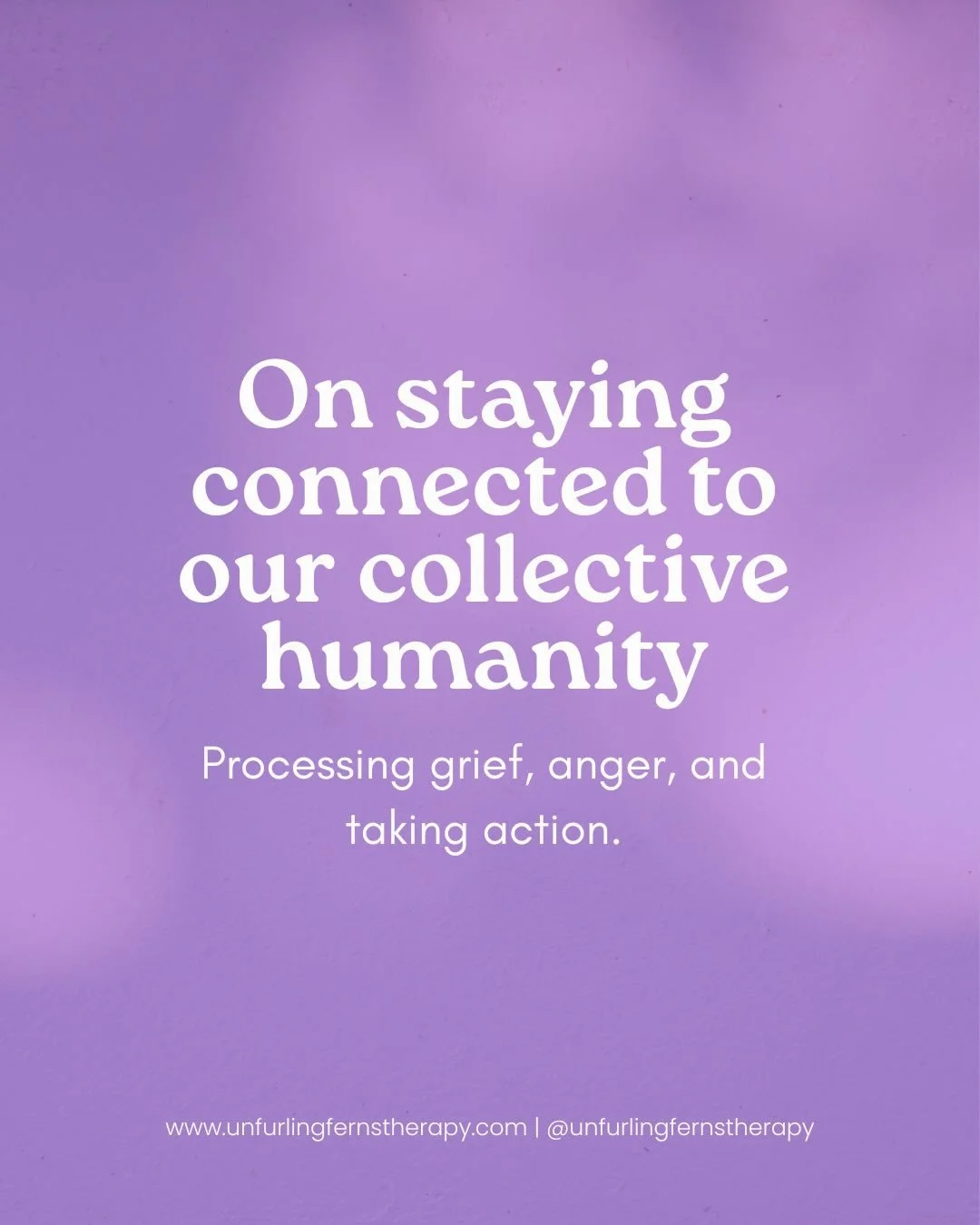 On staying human, staying connected, and taking care of each other while we keep going.

Sharing this in solidarity with immigrant communities, and with deep care for the people and families carrying the weight of this. 🕊️💜

Music credit: &ldquo;So