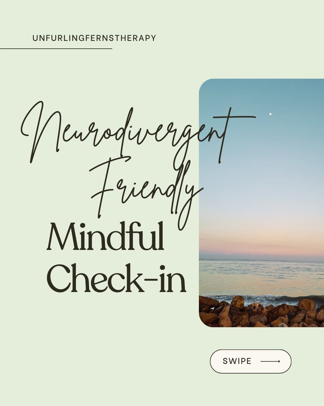 Many neurodivergent people experience differences in interoception (the ability to notice internal body signals). This can make emotions, needs, and nervous system states harder to detect until they become intense.

Gentle noticing practices can help