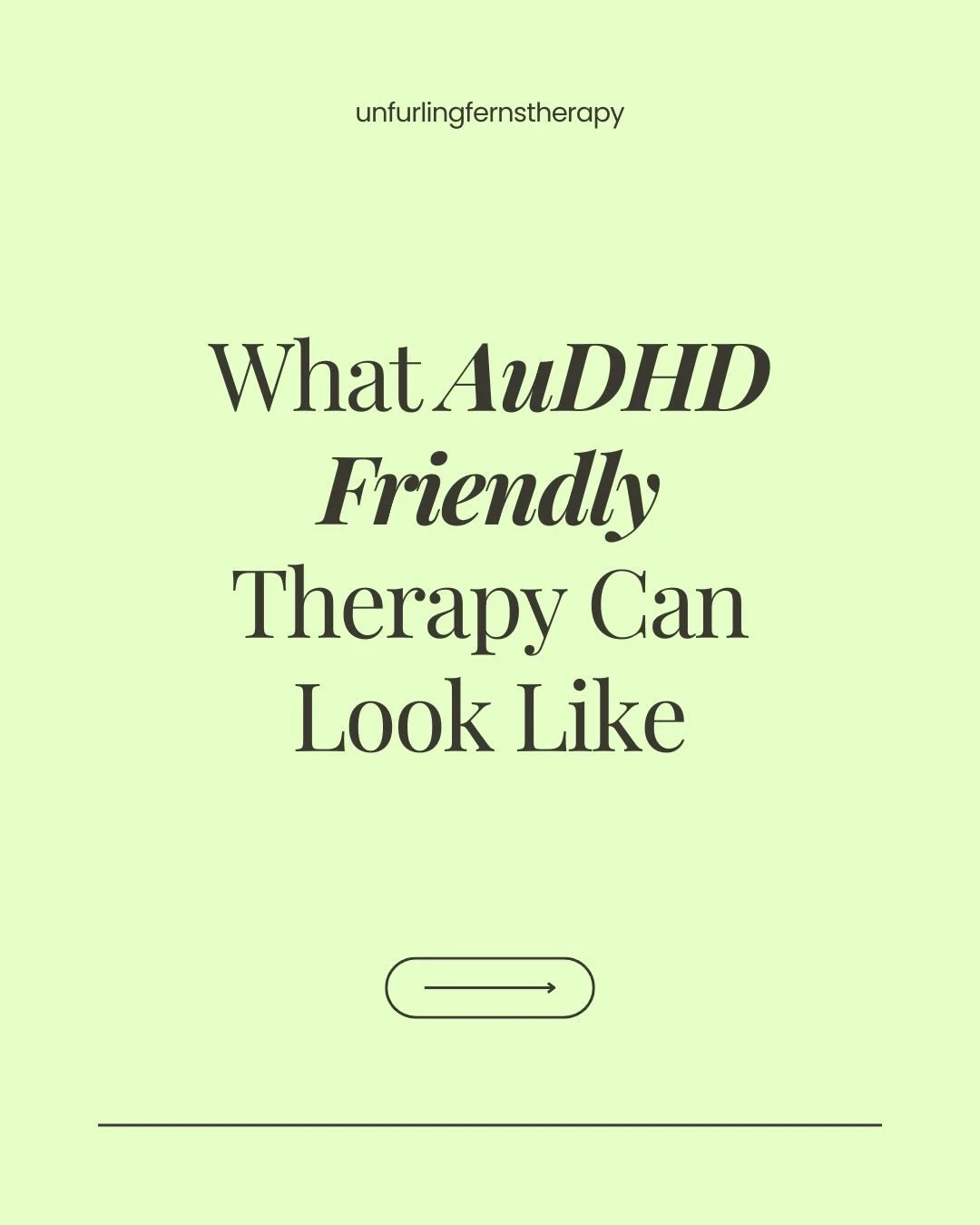 There&rsquo;s no one-size-fits-all approach to AuDHD friendly therapy, but these are some of the things I&rsquo;ve noticed can be especially helpful.

What have you noticed helps?

#audhd #neurodivergent #adhd #autistic #ndaffirmingtherapy