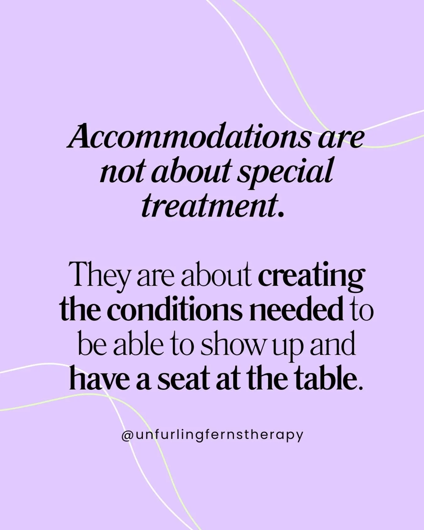 Many people feel uncomfortable asking for or using accommodations.

We are often taught that we are supposed to overcome challenges entirely on our own &mdash; by trying harder, changing ourselves, becoming more organized, more productive, more &ldqu