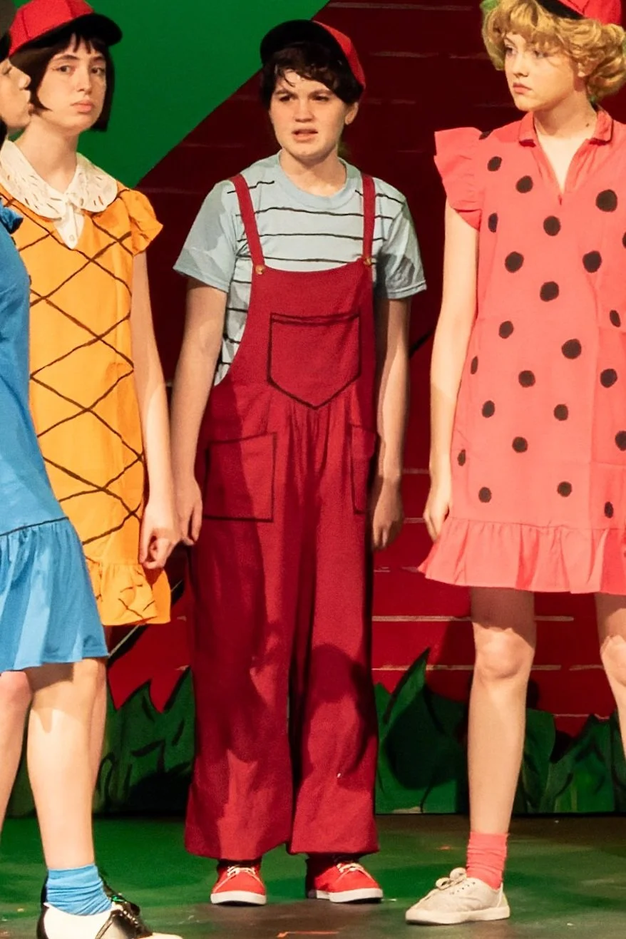You're a Good Man, Charlie Brown - Prince of Peace Christian School - 2024 - Head Costumer - Broadway Dallas HSMTA Best Costume Design Nominee - Pictured: Amie Brown as Re-Run