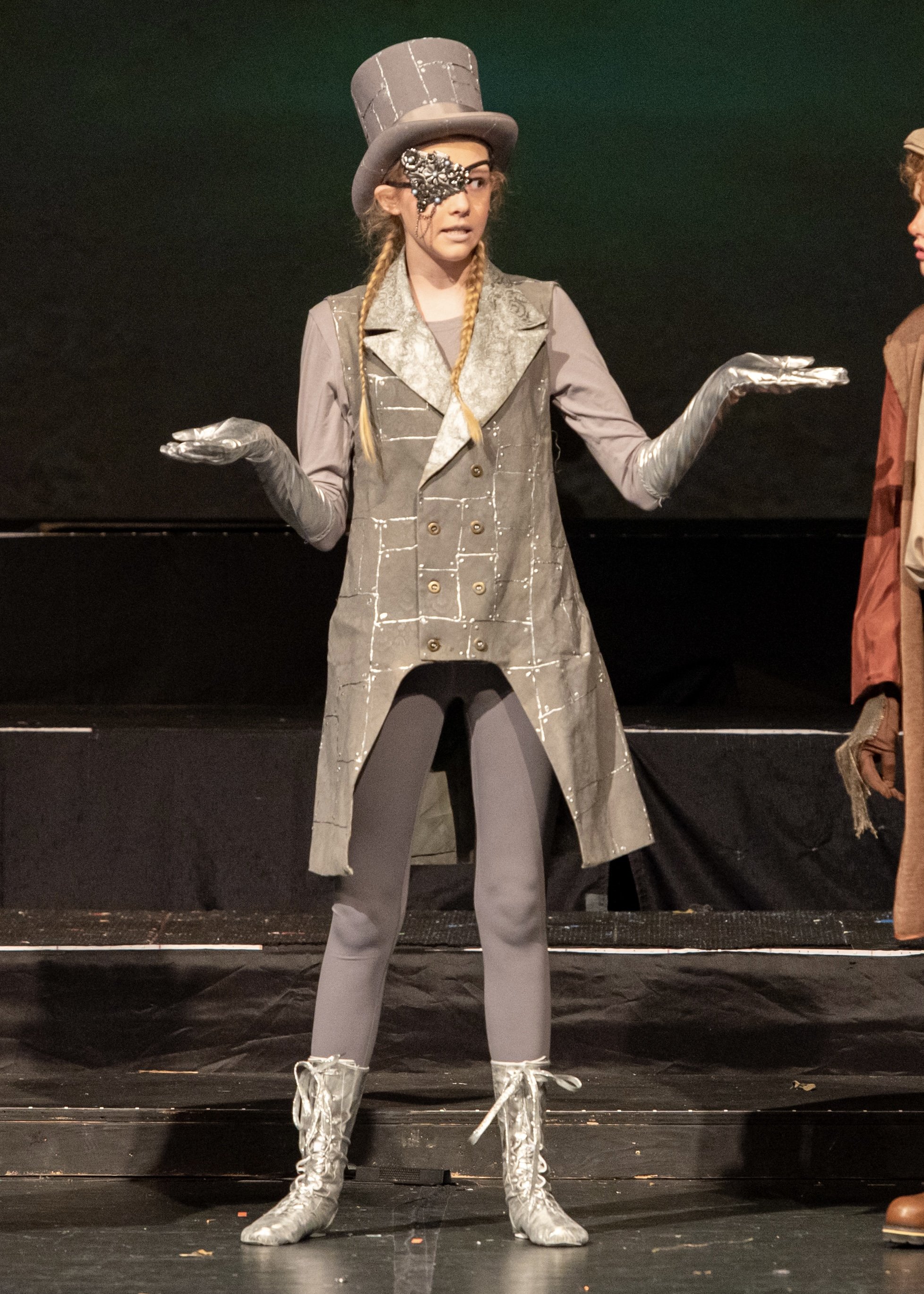 The Wizard of Oz - Prince of Peace Christian School - 2021 - Head Costumer - Pictured Avery Faith Krizan as Tin Man
