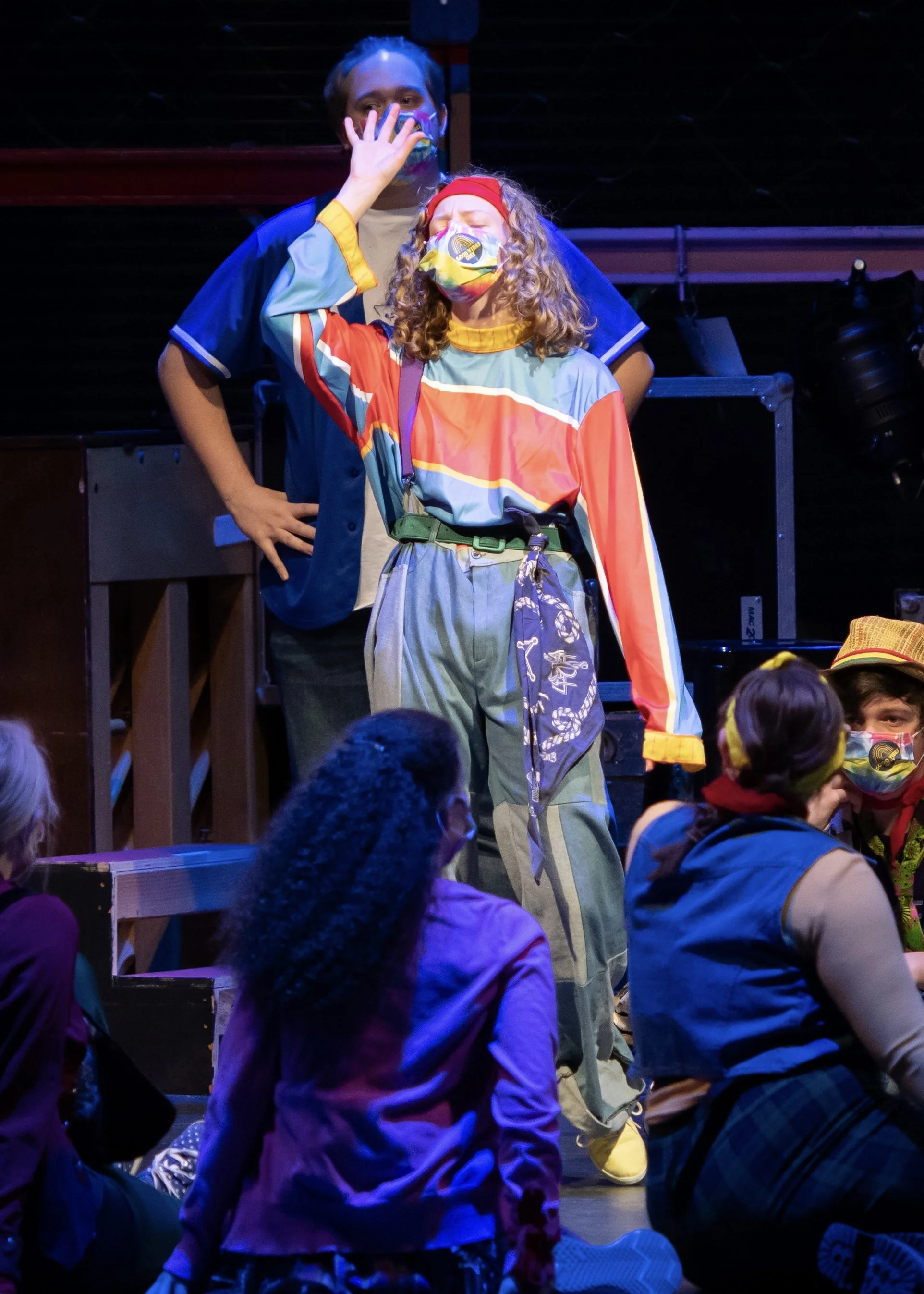 Godspell - Prince of Peace Christian School - 2021 - Co-Costumer - Pictured: Ari Krizan as  Featured Performer