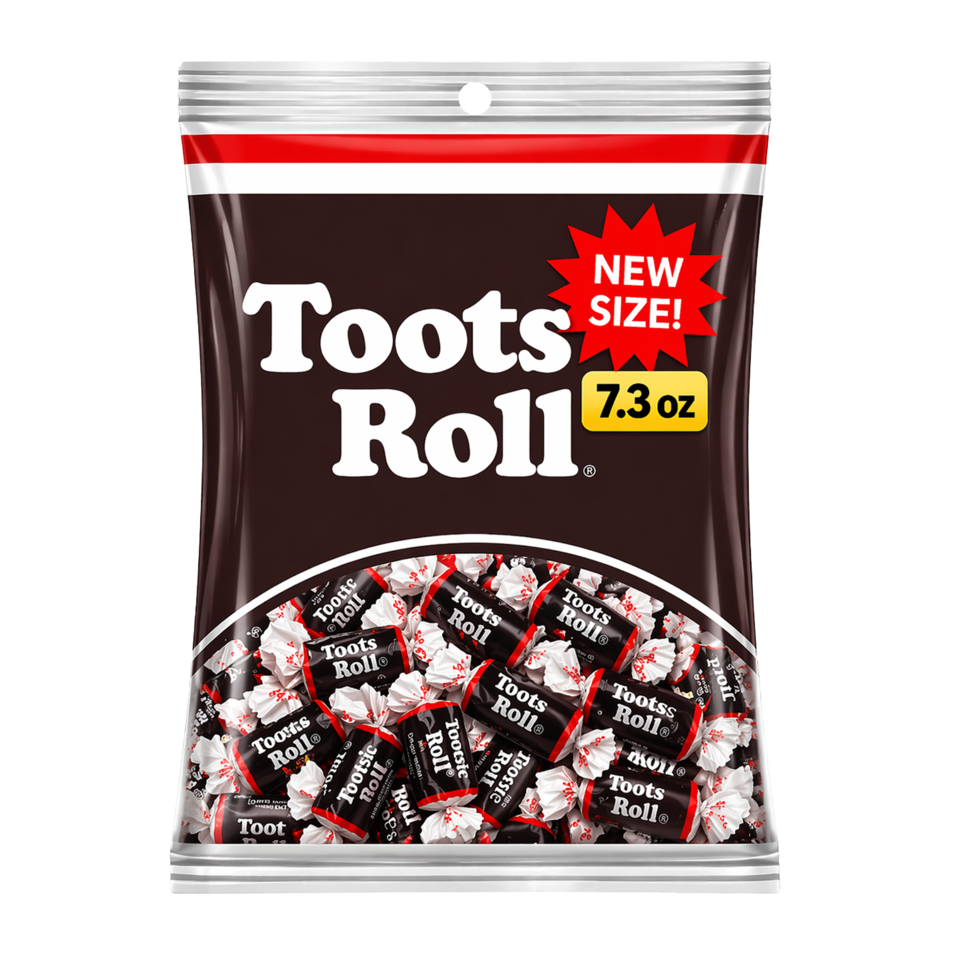 Roll Chocolate Chewy Candy, 7.3 oz Bag