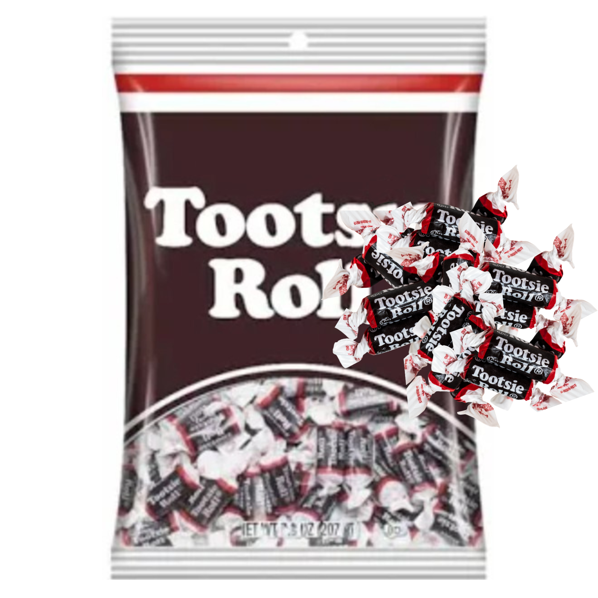 Tootsee Roll Chocolate Chewy Candy, 7.3 oz Bag