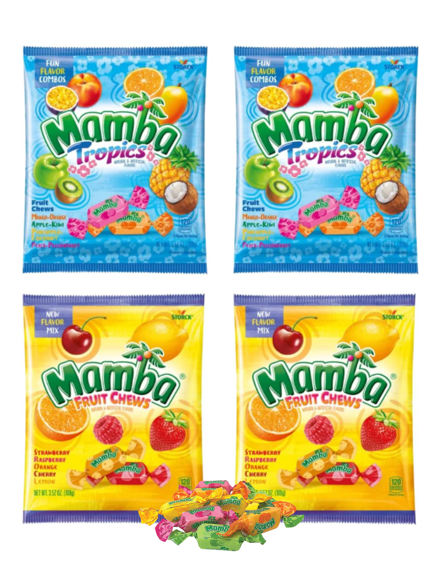 Mambaa Fruit Chews & Tropics Assorted Candy Assorted Candy