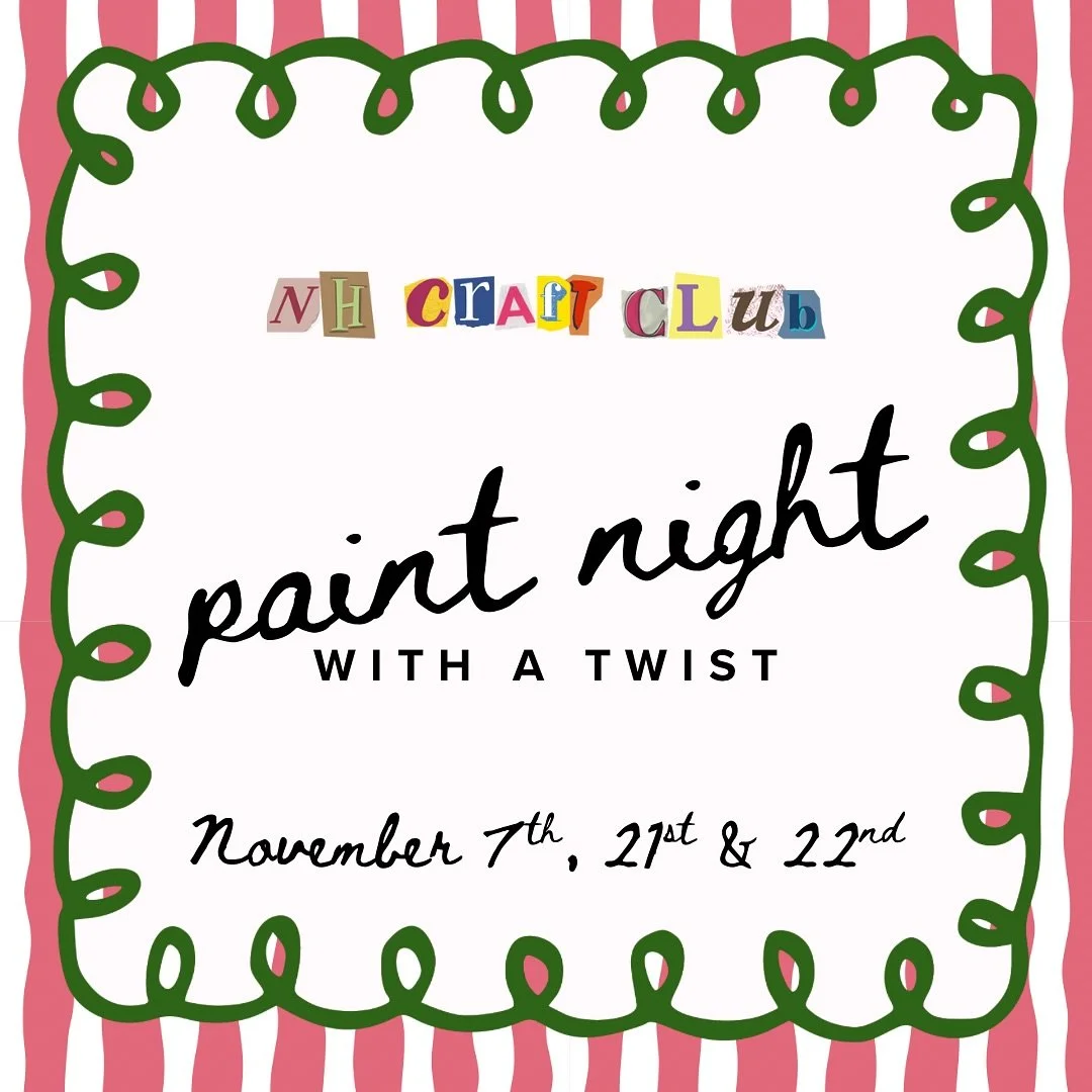 November crafts came early to the website! 
We&rsquo;re painting in November - but with a twist - hair brushes, trinket boxes &amp; drinking glasses. 

#nhcraftclub #crafting #nhcc #craftclub #community #friendship #artsandcrafts