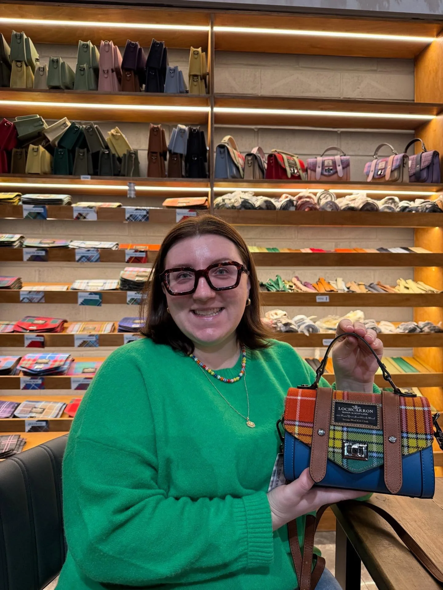 Arts &amp; Crafts tourism! 
I try to do one handmade thing while traveling, this trip we crafted our own custom bags @islanderukltd in Scotland. 
Using authentic Harris Tween and Lochcarron tartan created right here on the island. 

We had the best t