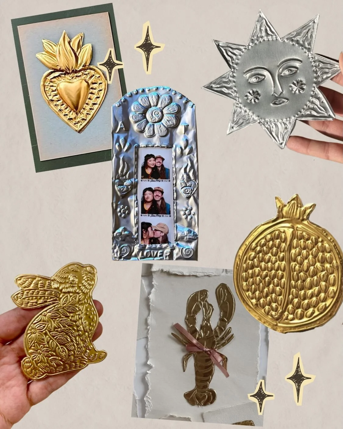 We&rsquo;re tin embossing this weekend, care to join us!?

We&rsquo;ll be crafting in Concord &amp; on the Seacoast 
Saturday April 17th 

10:30am -12:30pm 
@concordmakerspace 

6:30pm - 8:30pm 
@imagineartandplay 

#craftclub #nhcraftclub #community