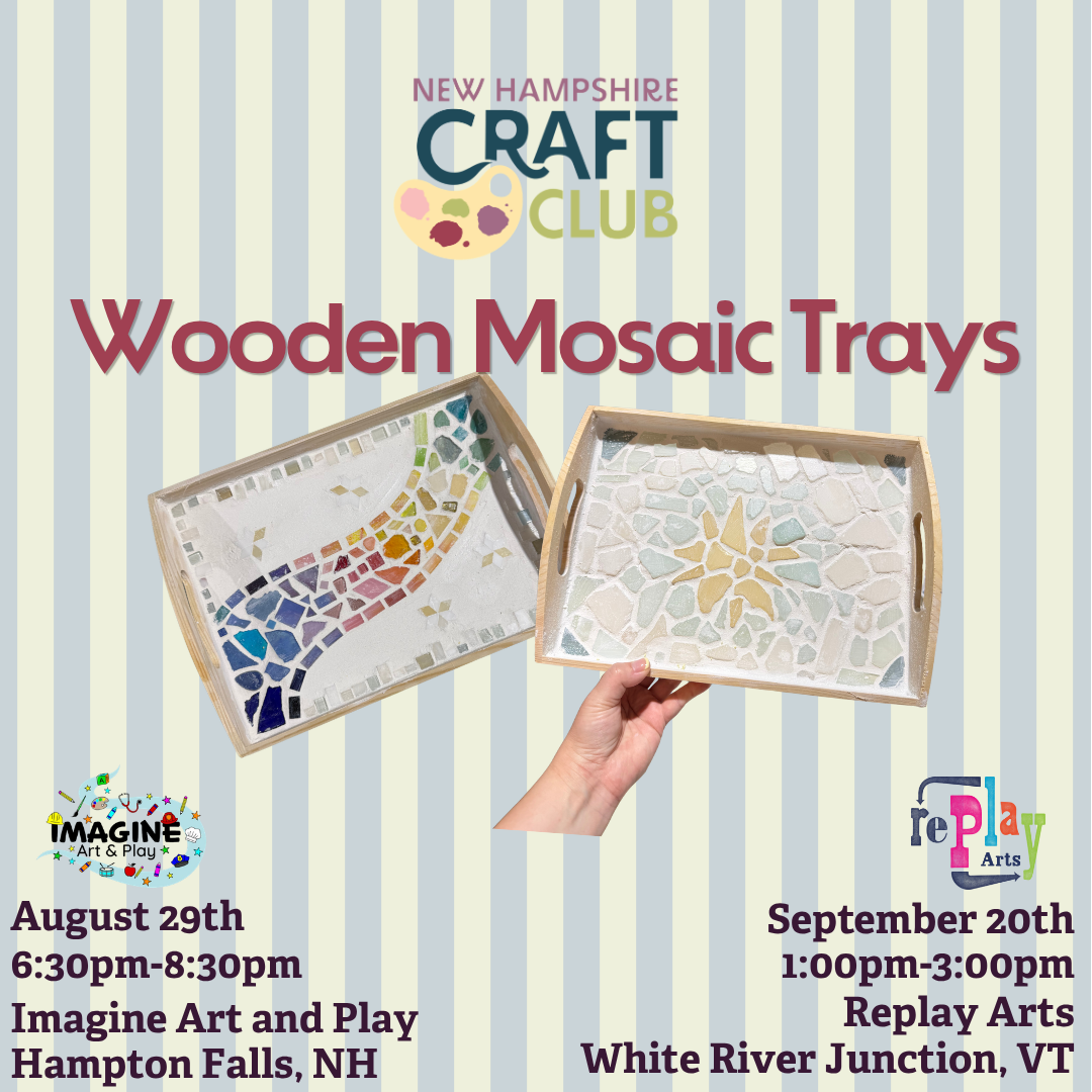 Wooden Mosaic Trays