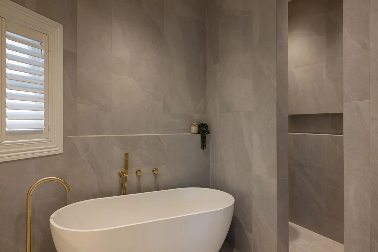 Detail of an Auckland bathroom renovation by Key Interiors