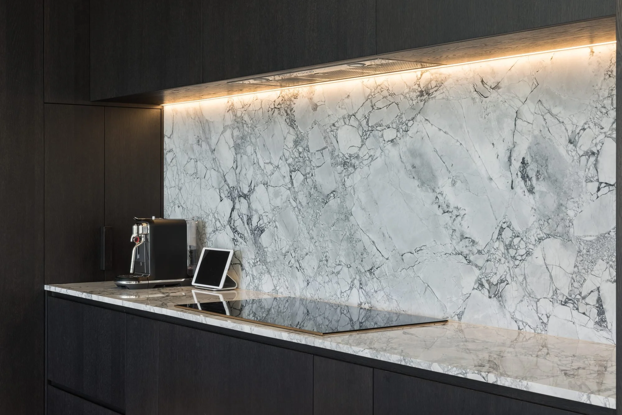 Luxury marble kitchen renovation in Auckland by Key Interiors