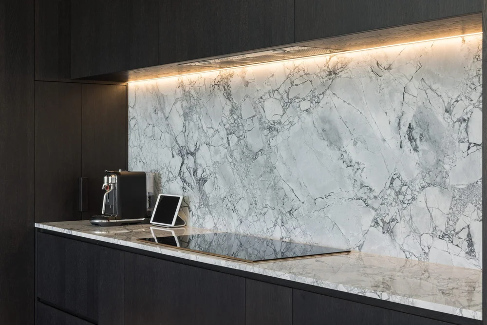 Stone benchtop detail