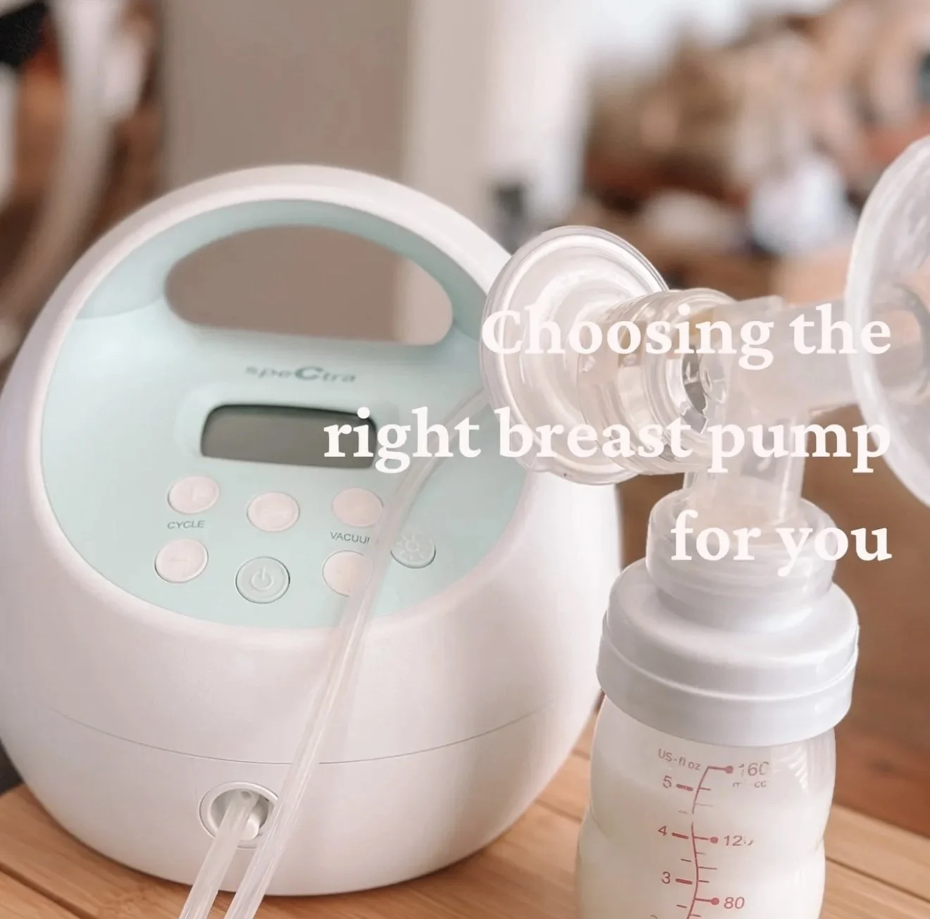 Choosing the right breast pump for you