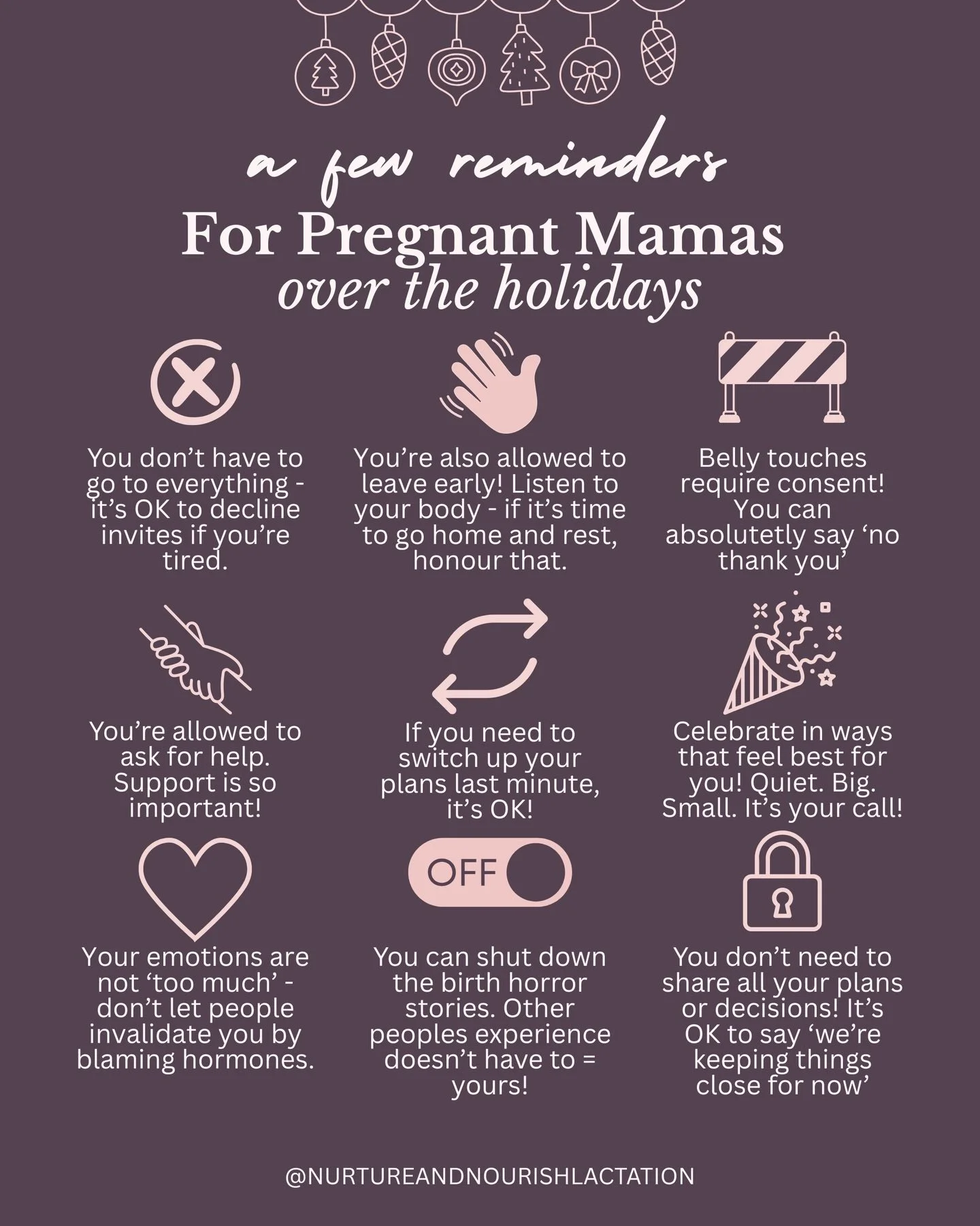 Are you pregnant over the holidays this year?
It&rsquo;s such a magical time to be carrying the most wonderful gift inside you.

But it can also add to the exhaustion you no doubt already feel after a big year!

So consider this your permission slip 