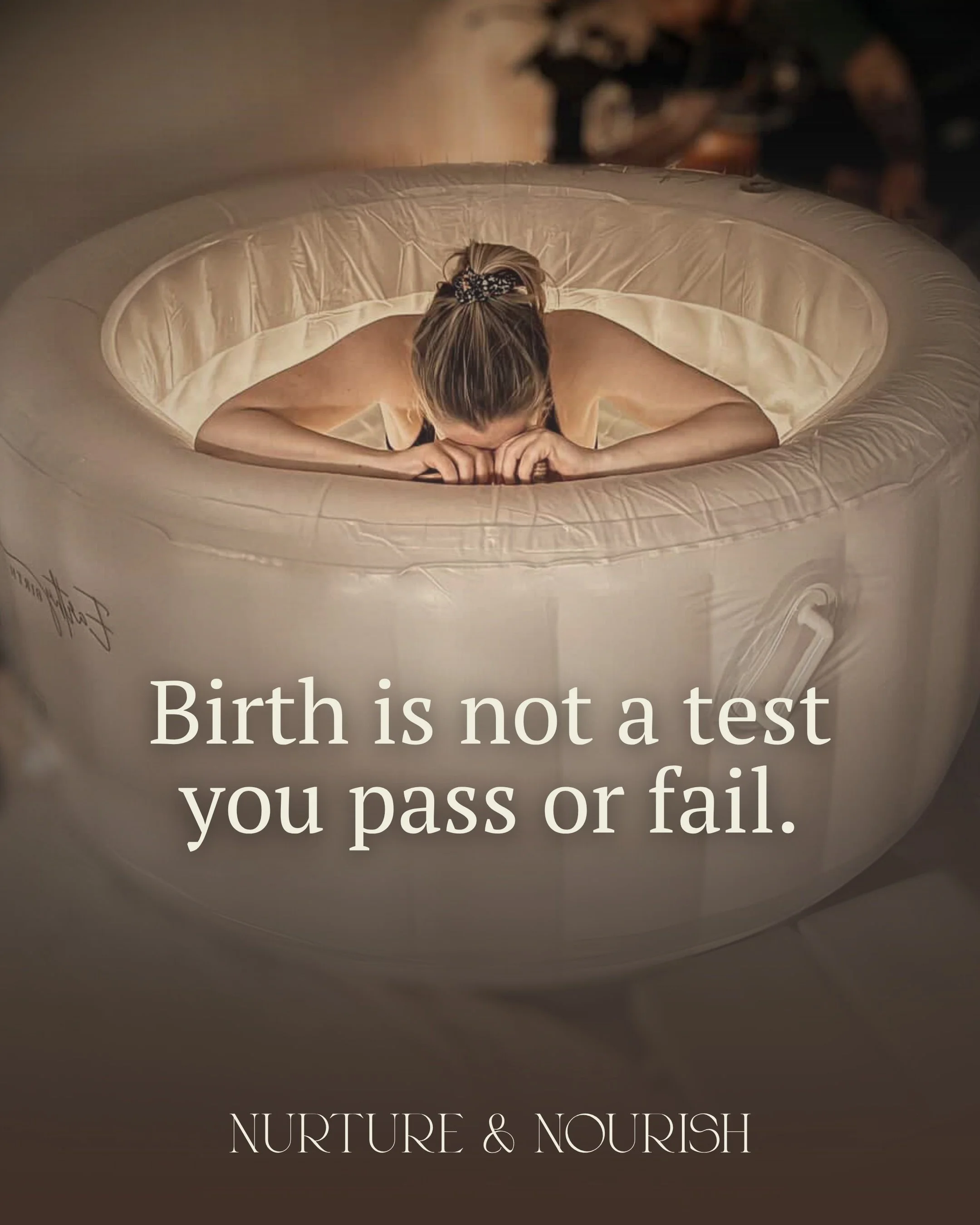 Birth is not a test you pass or fail.

It is not a performance. It is not a competition. And it is not something you get graded on by anyone in that room, or outside of it.

You do not earn extra points for going unmedicated.

You did not lose anythi