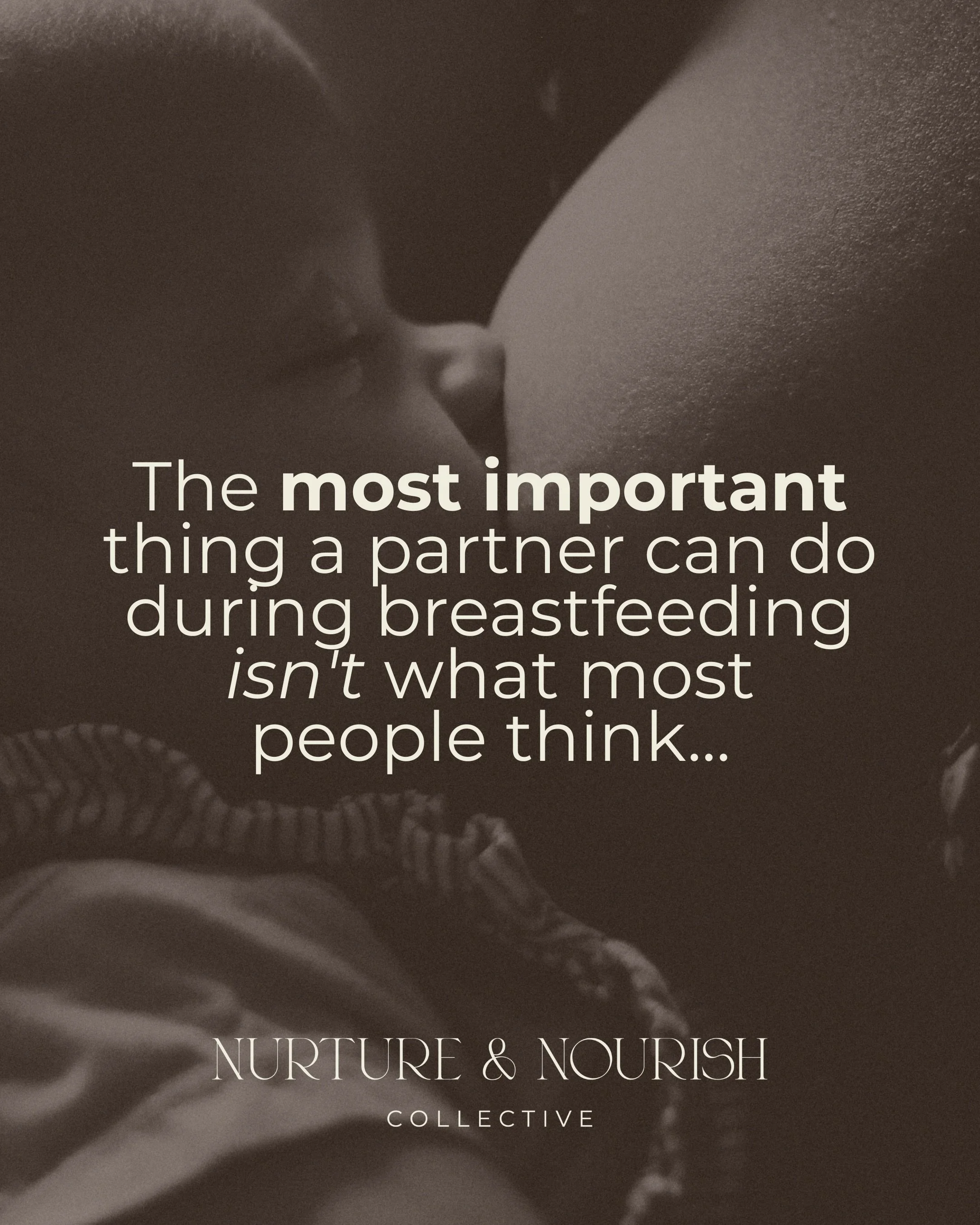 If you&rsquo;re a partner watching someone you love struggle through the early days of breastfeeding, this one is for you.

You might feel helpless. Like it&rsquo;s between her and the baby and there&rsquo;s nothing you can do but wait.

But partner 