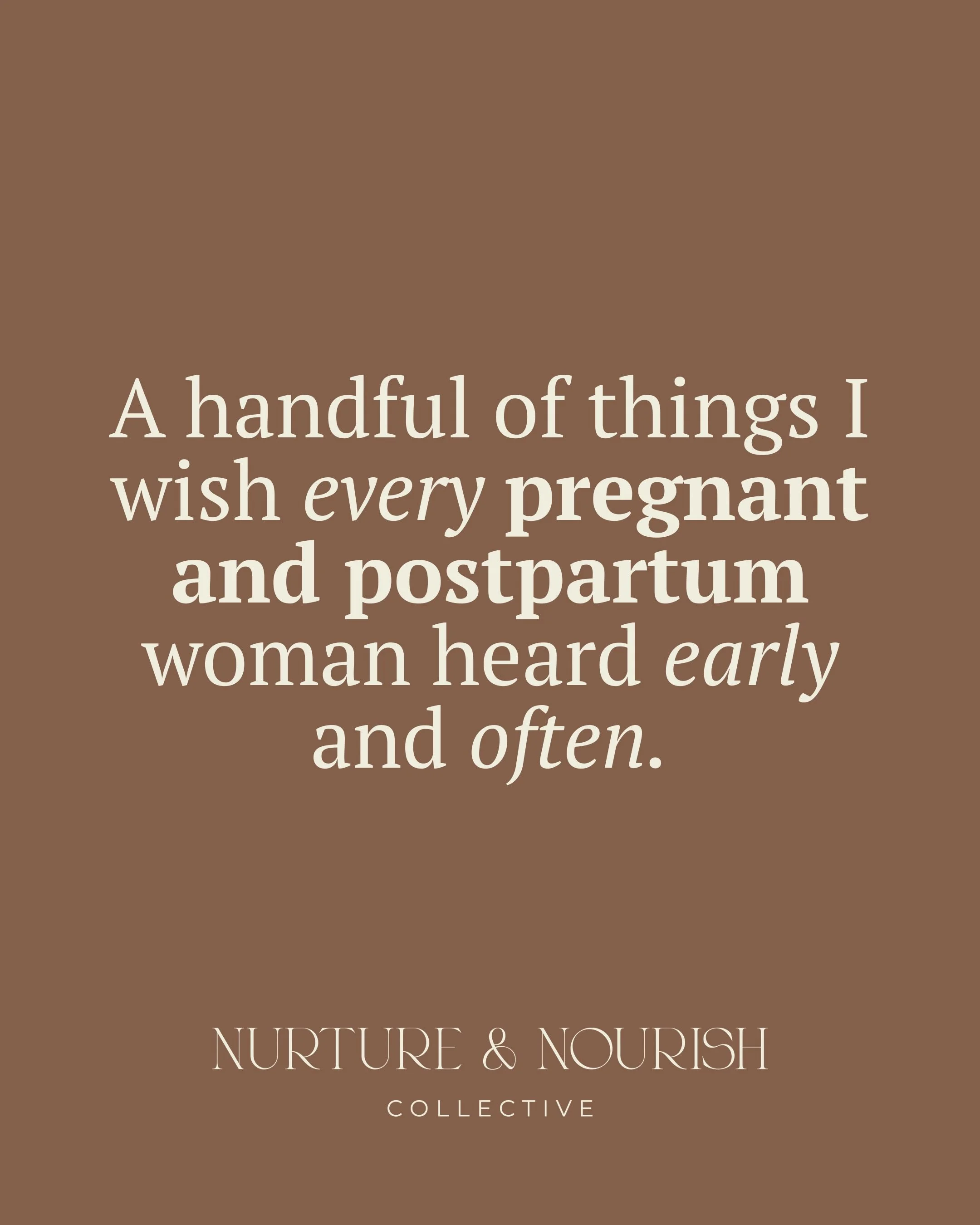 There are a few things I find myself saying to the women in my care over and over. Gentle things. True things. And so often I watch their shoulders drop the moment they hear them, like they&rsquo;d been waiting a long time for someone to say it out l