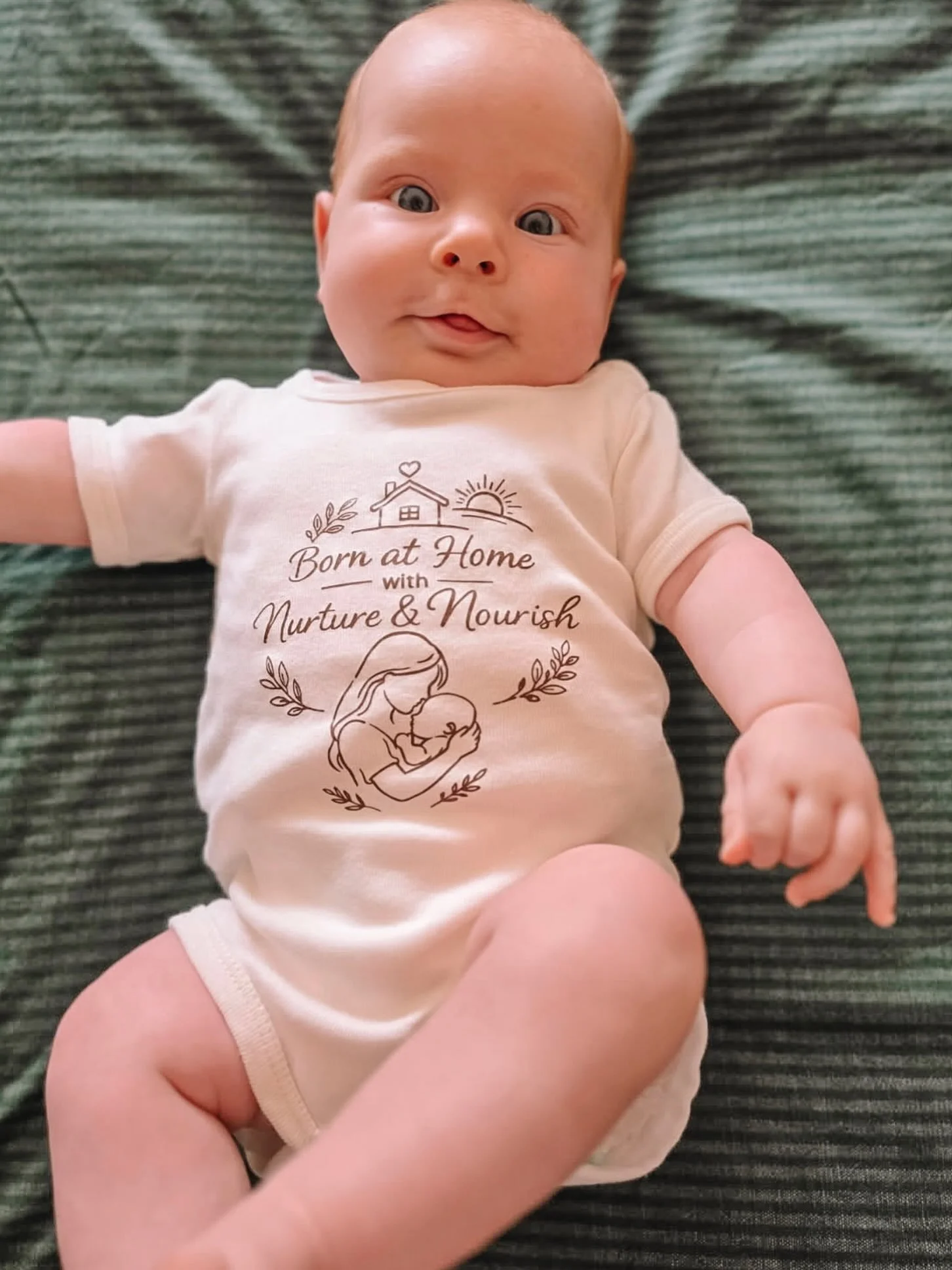 We love a Nurture &amp; Nourish baby 
born at home and wrapped in love 🤎