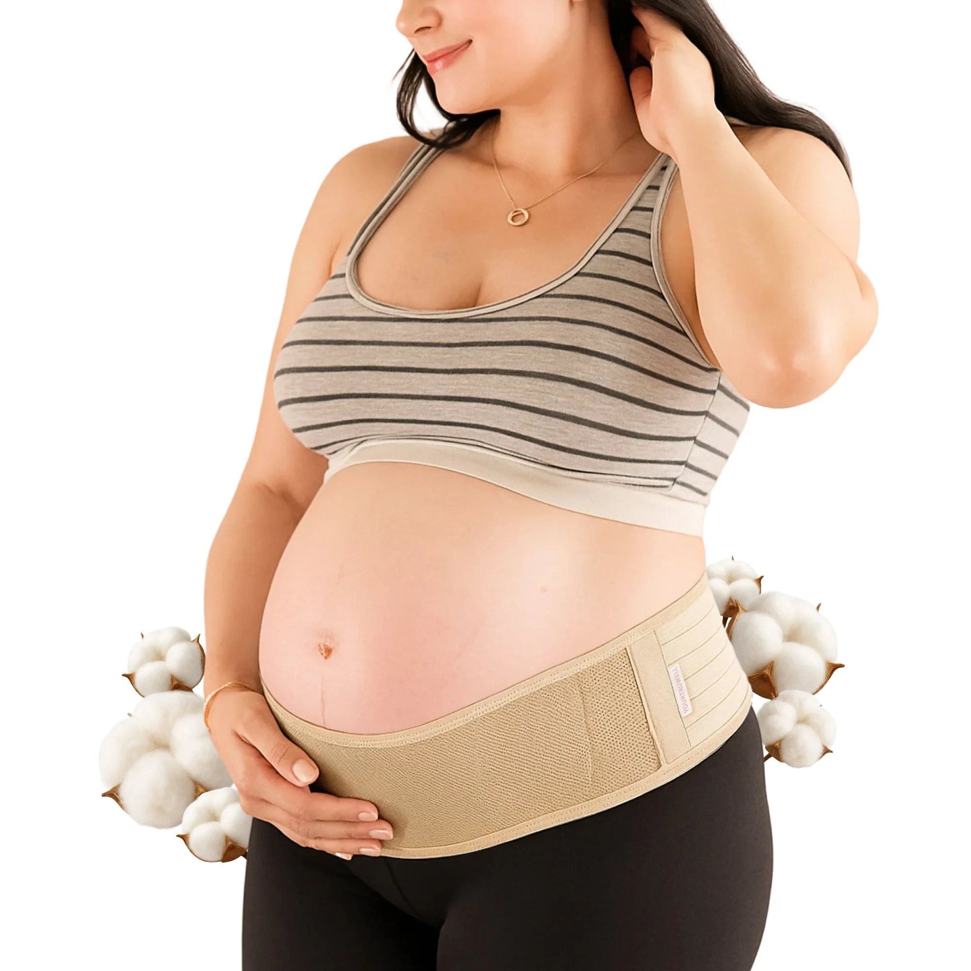 Pregnancy support belt (Beige) BUY ON AMAZON