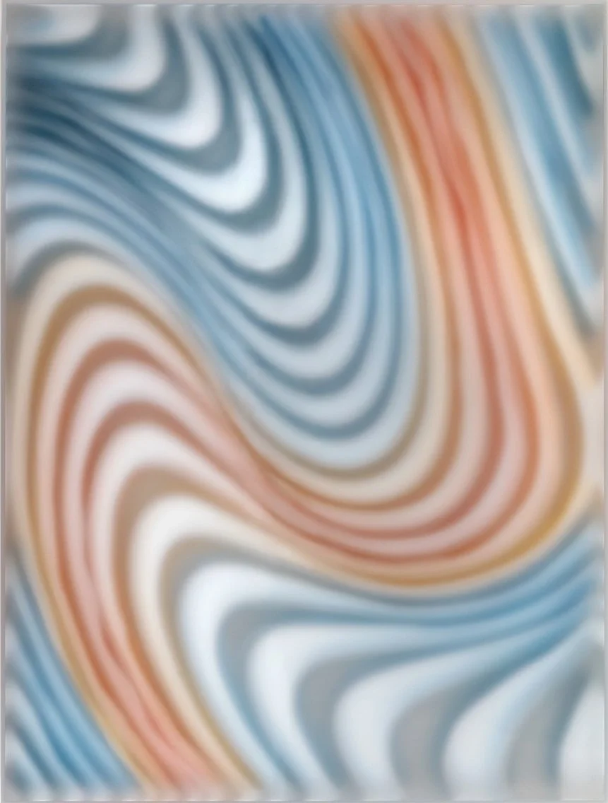 Delbar Azari  I  Sunset  I  Plexiglass on wood  I  24 x 18 x 3 in