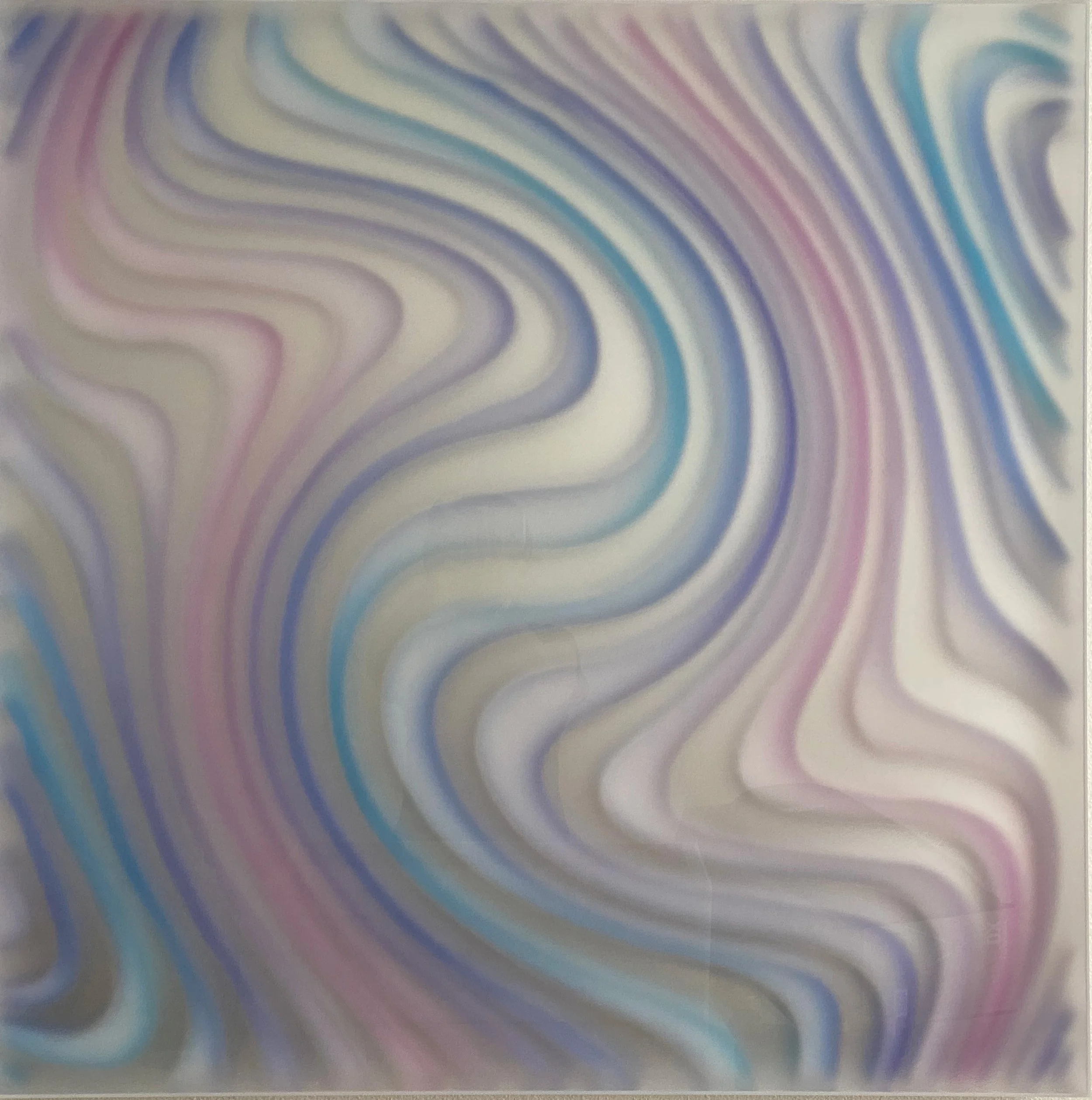 Delbar Azari  I  Cotton Candy  I  Plexiglass on wood  I  36 x 36 x 3 in