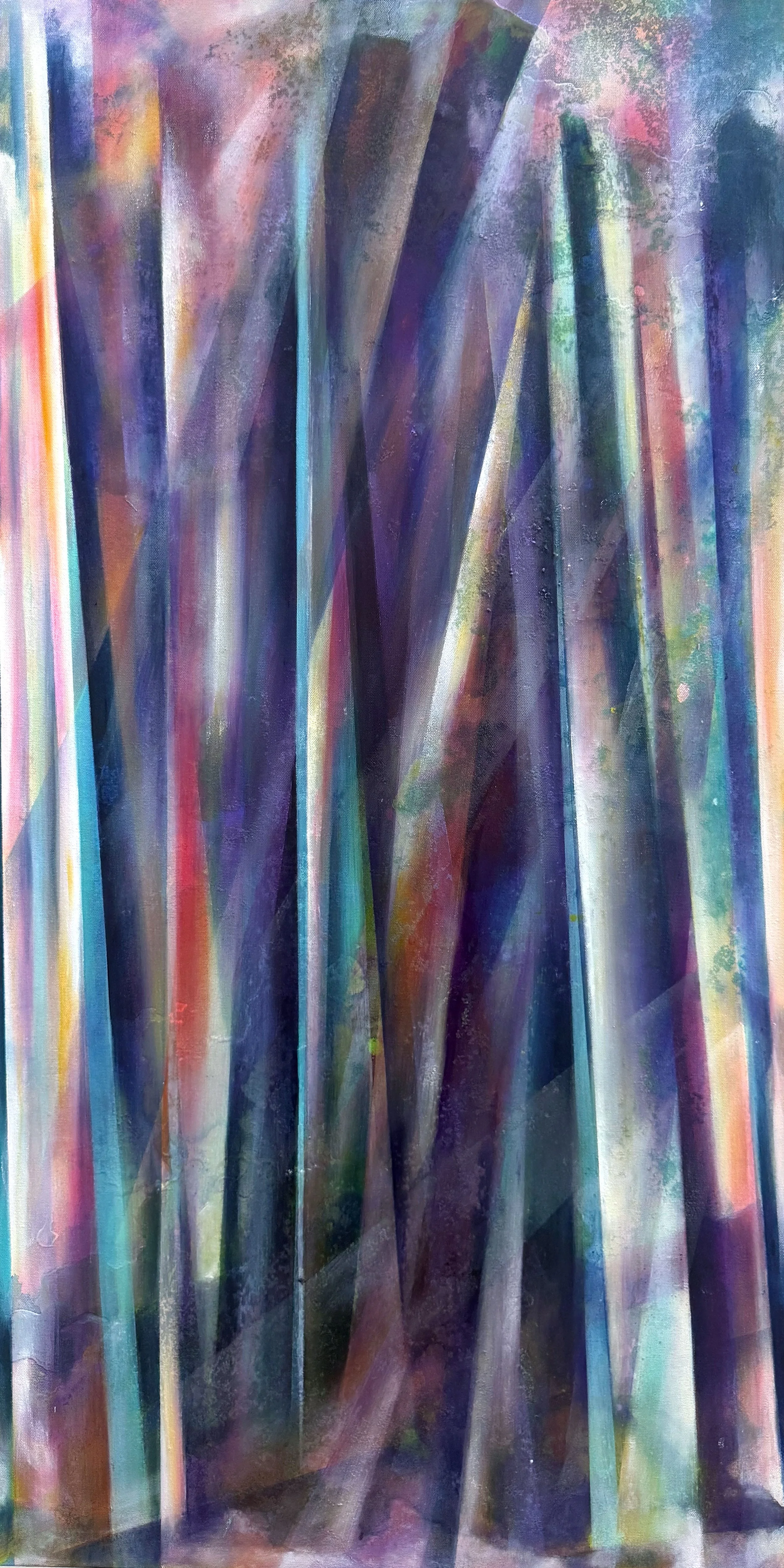 Umbra  I  Acrylic & oil on canvas I 48X24 in  I 2026
