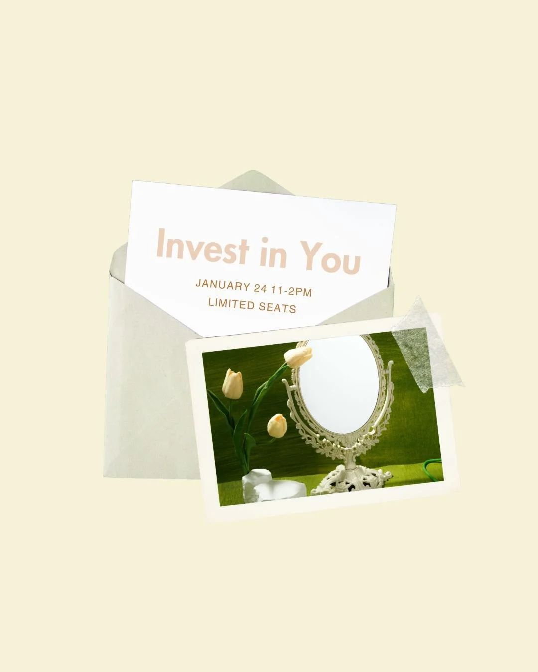✨ Invest in You | A Luxury Mindset &amp; Visioning Experience ✨

Step into a luxurious, intimate setting designed to help you gain clarity, confidence, and direction for the year ahead. Invest in You is a high-end, wellness-centered experience where 