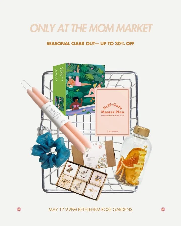 We&rsquo;ll be at the The Mom Market on May 17 from 9am&ndash;2pm 💖

We&rsquo;re clearing out inventory not just to make space, but to help bring something meaningful to life next. Something rooted in community, connection, and everything we&rsquo;v