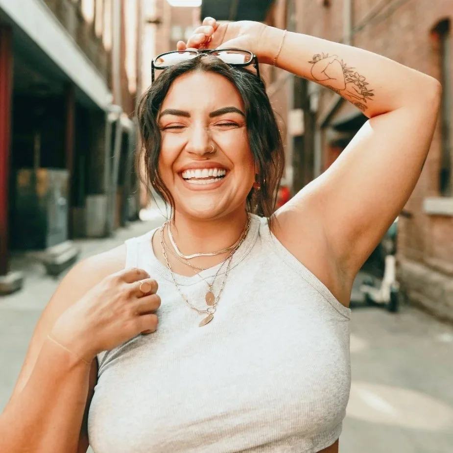 Julia, founder of Fit Fat and All That, appears on Gathering Voices podcast S1 EP10 to talk about embracing soft body baddie energy, styling for self-love, and celebrating confidence through fashion.
