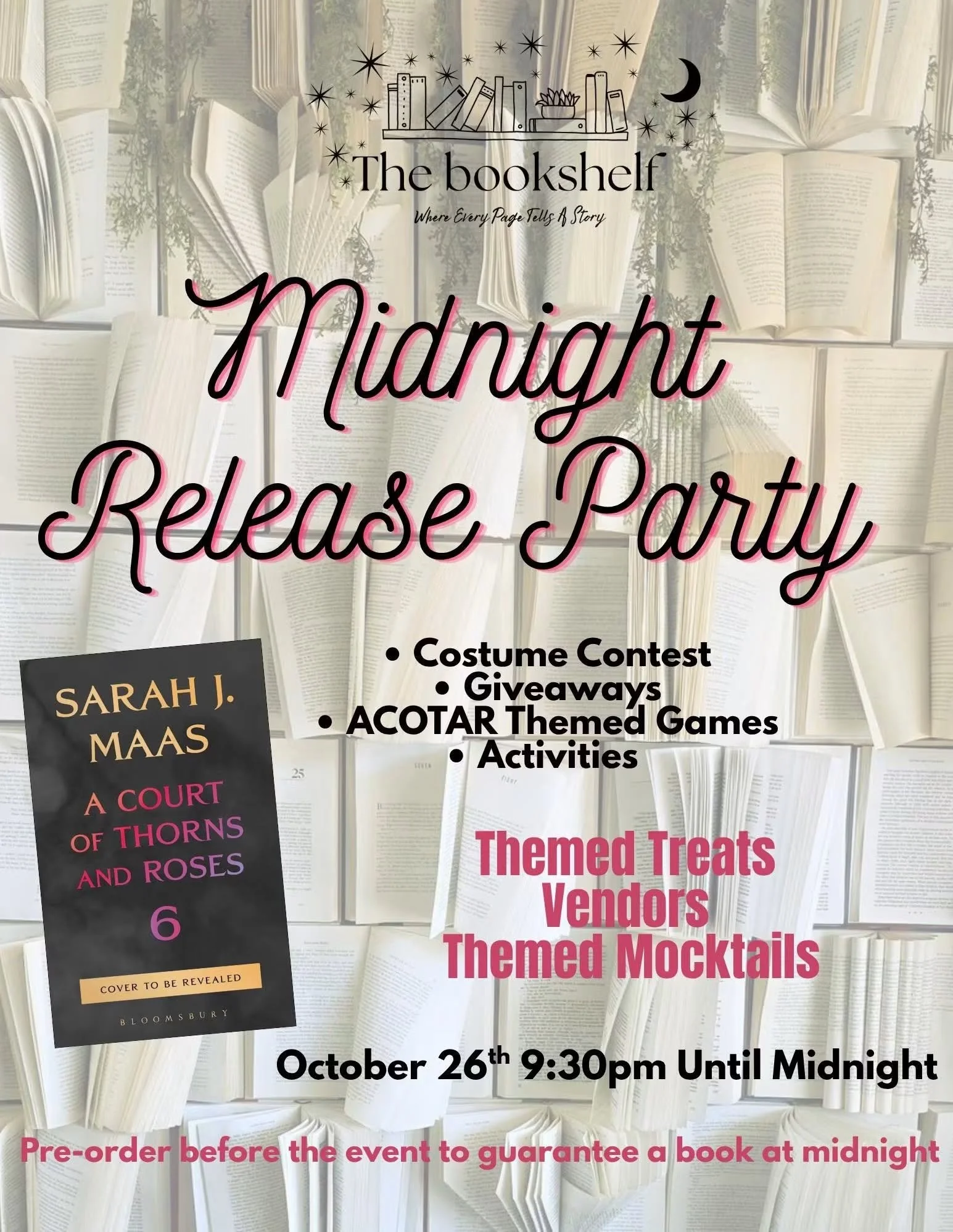 ACOTAR 6 Midnight Release Party